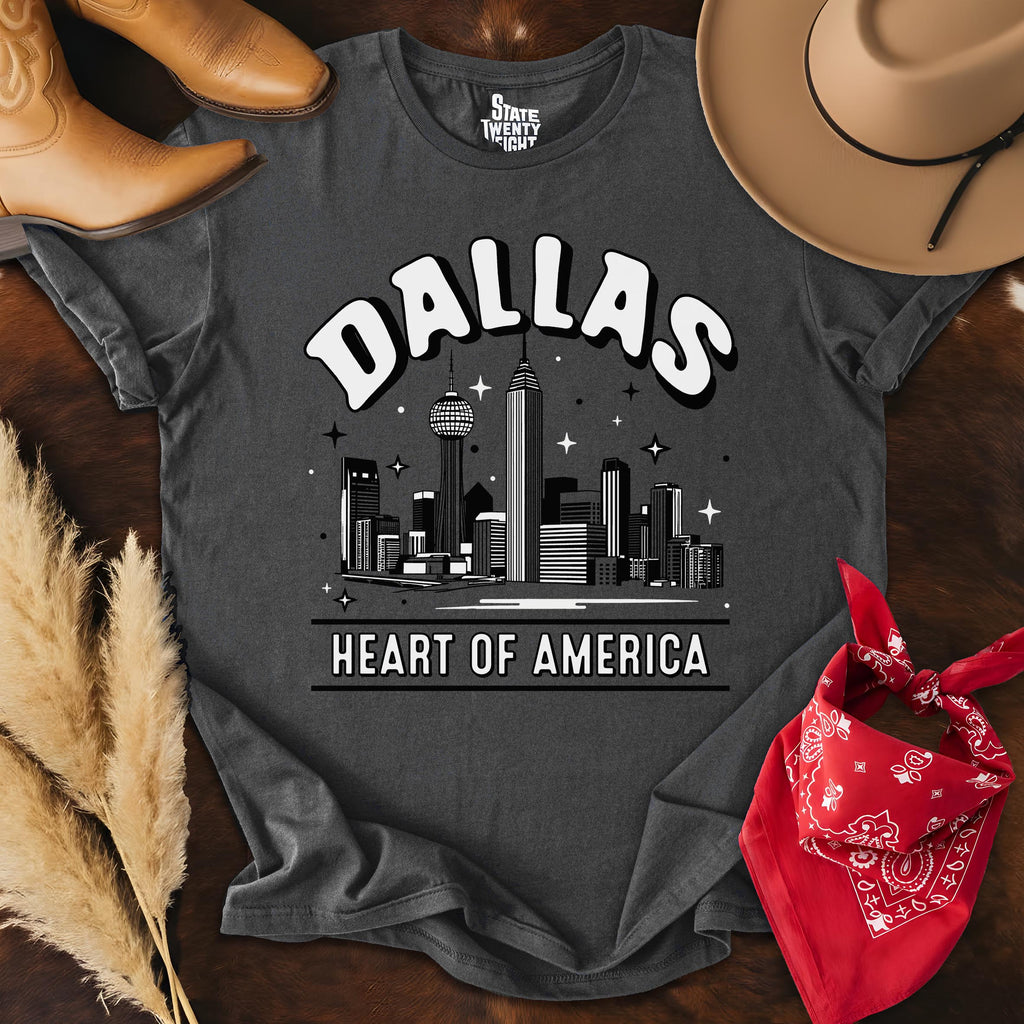 Dallas Outlines  T-shirt