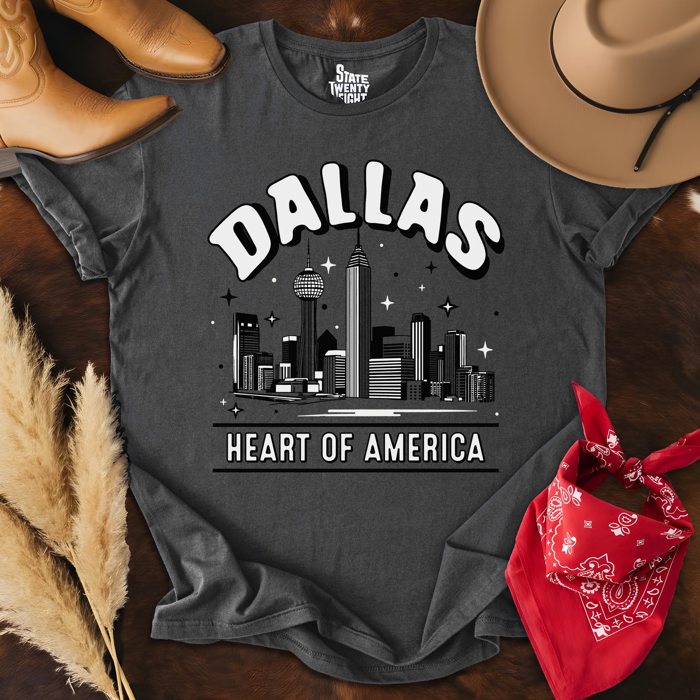 Dallas Outlines  T-shirt
