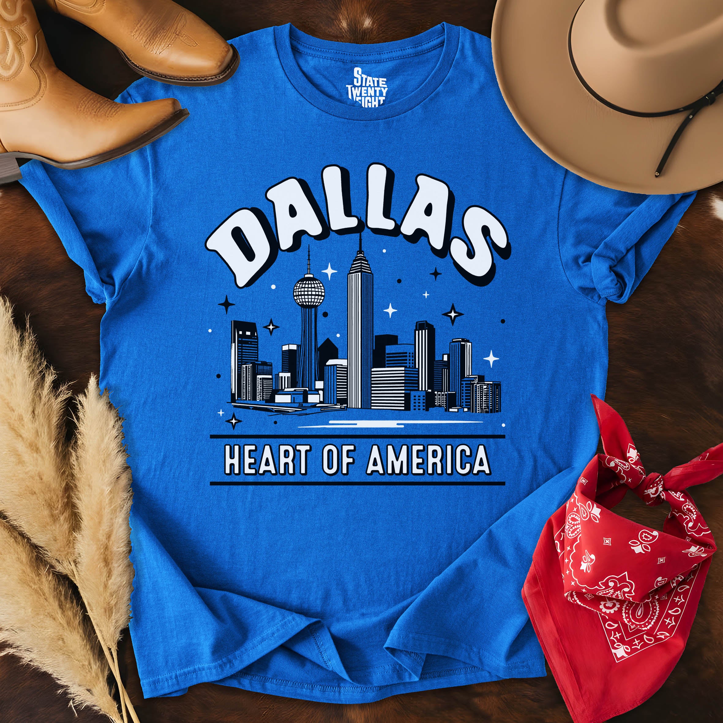 Dallas Outlines  T-shirt