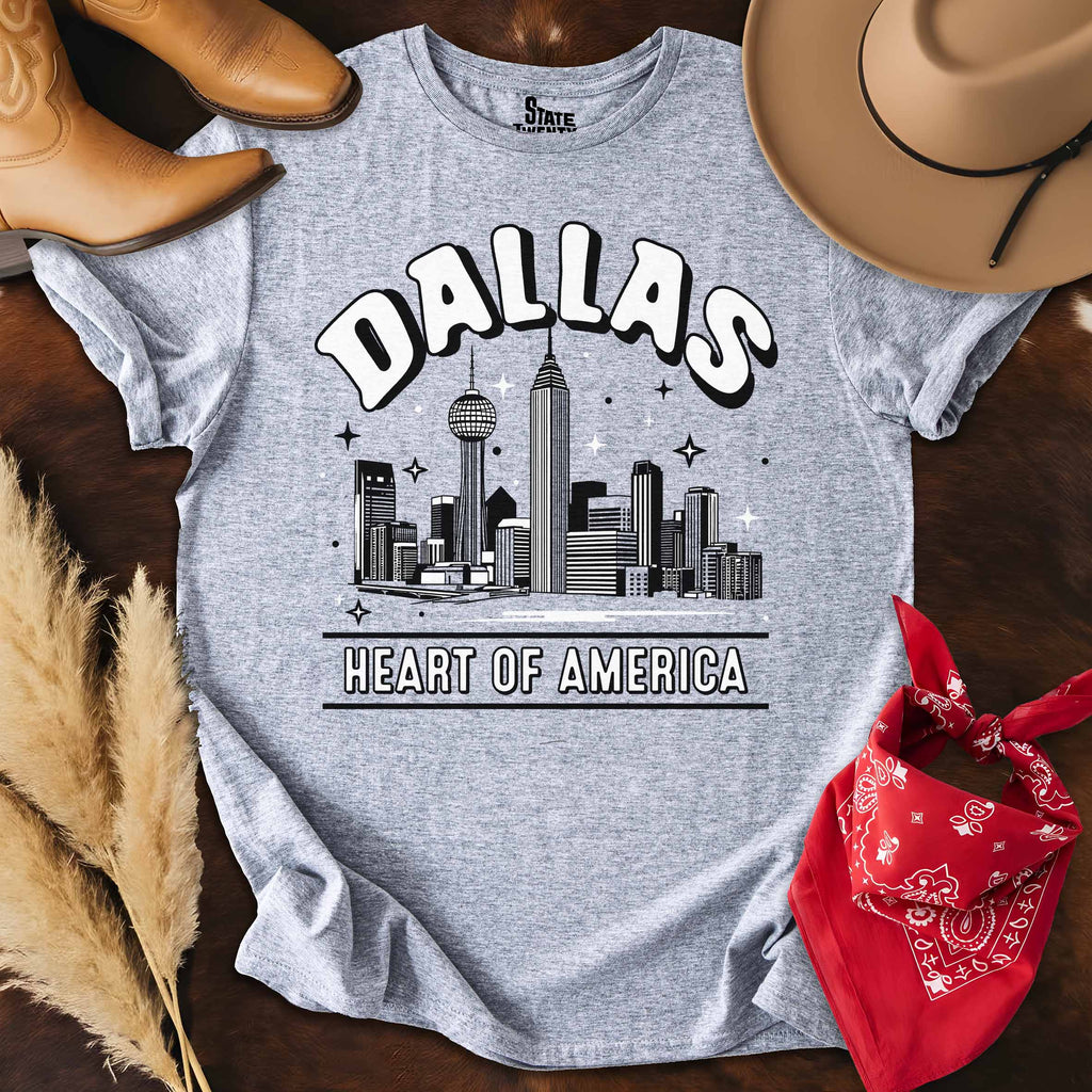 Dallas Outlines  T-shirt