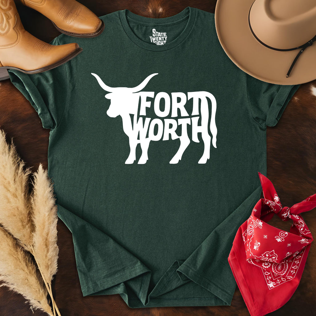 Fort Worth Longhorn  T-shirt