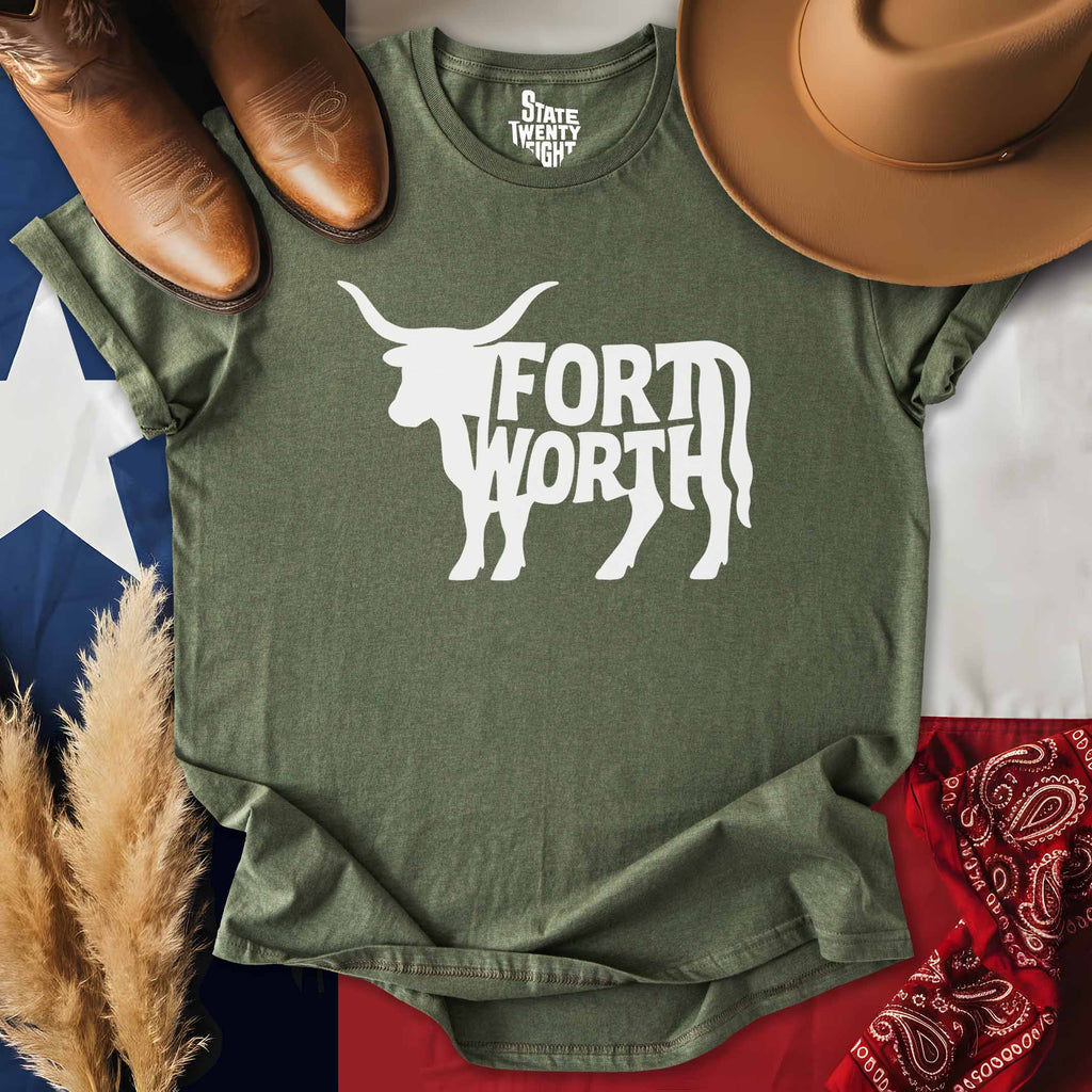 Fort Worth Longhorn  T-shirt