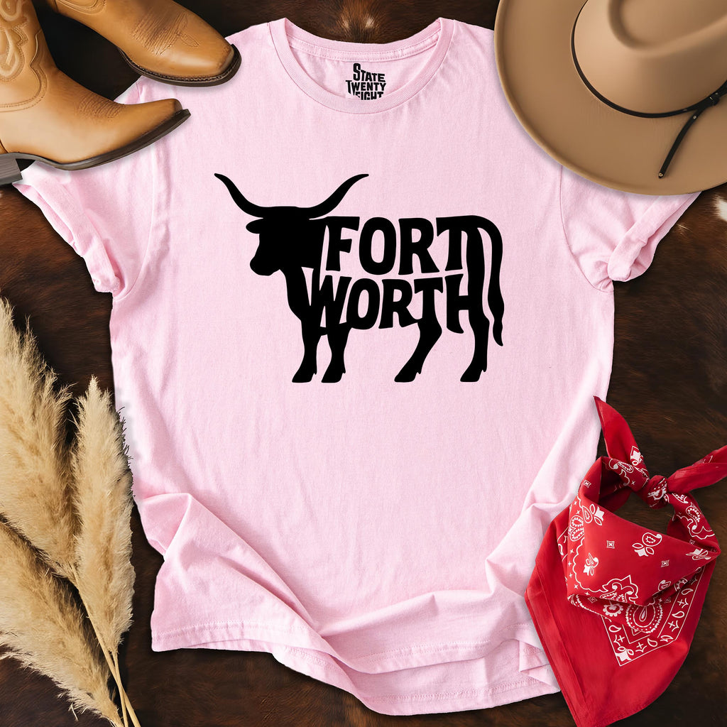 Fort Worth Longhorn  T-shirt