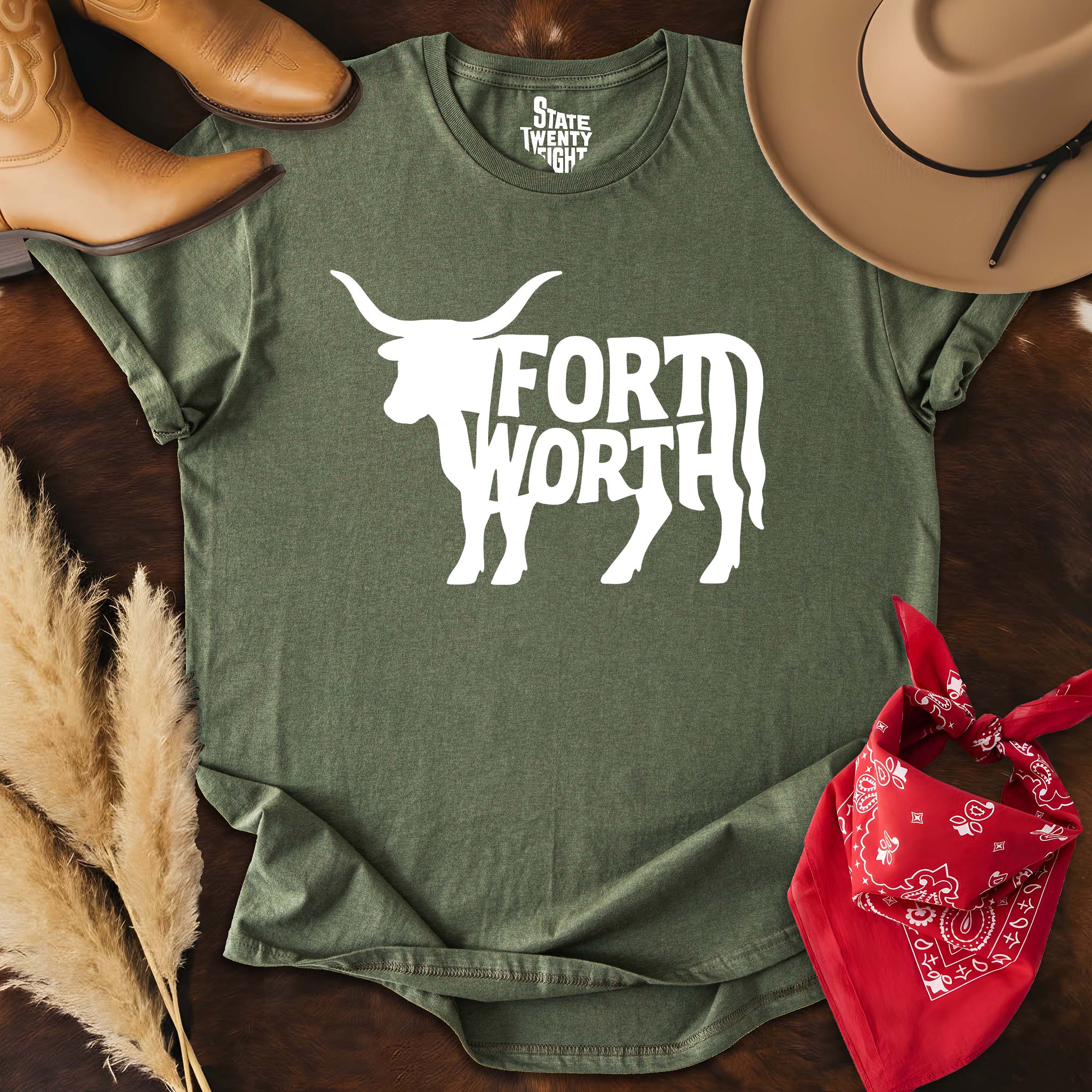 Fort Worth Longhorn  T-shirt
