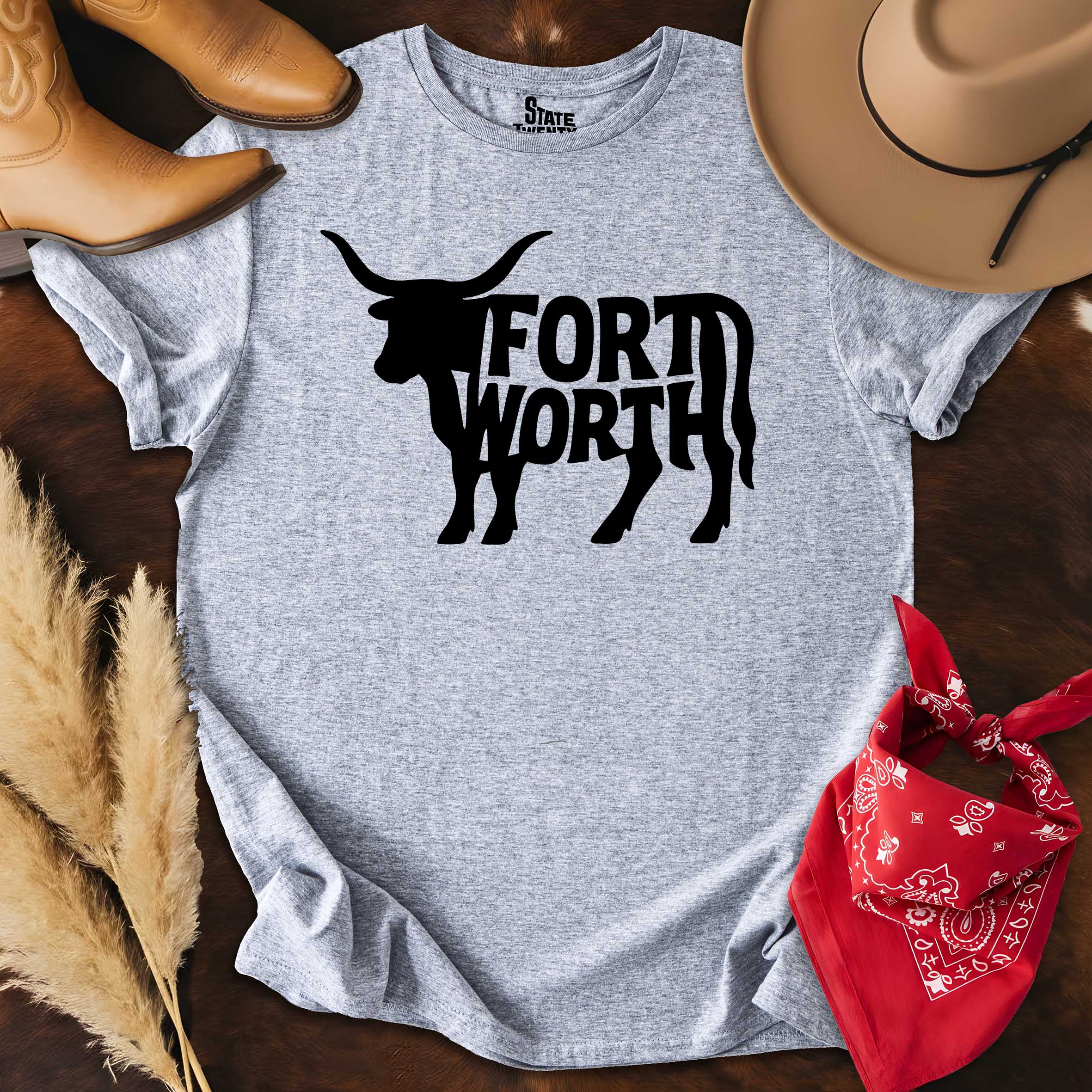 Fort Worth Longhorn  T-shirt
