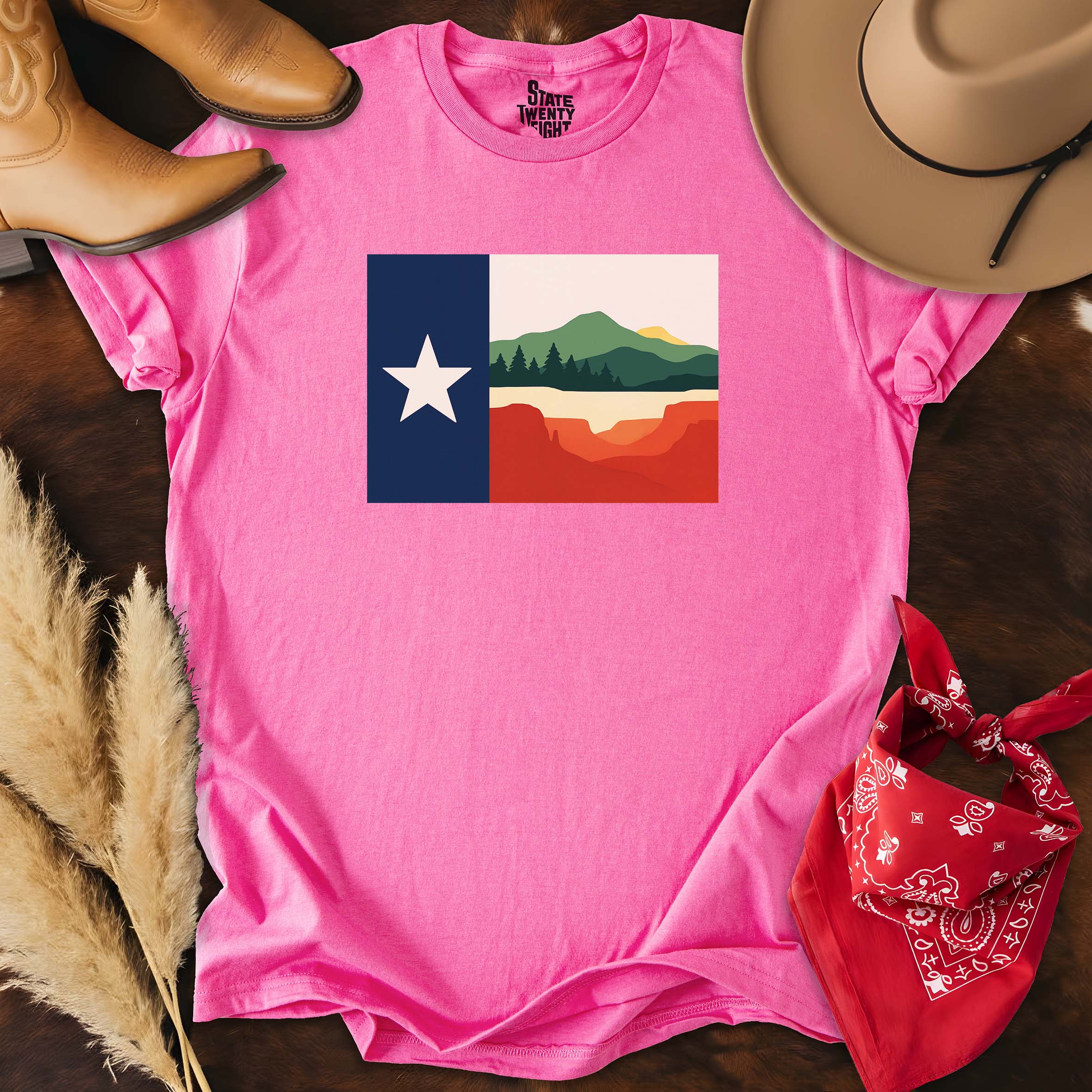Texas Land Flag  T-shirt