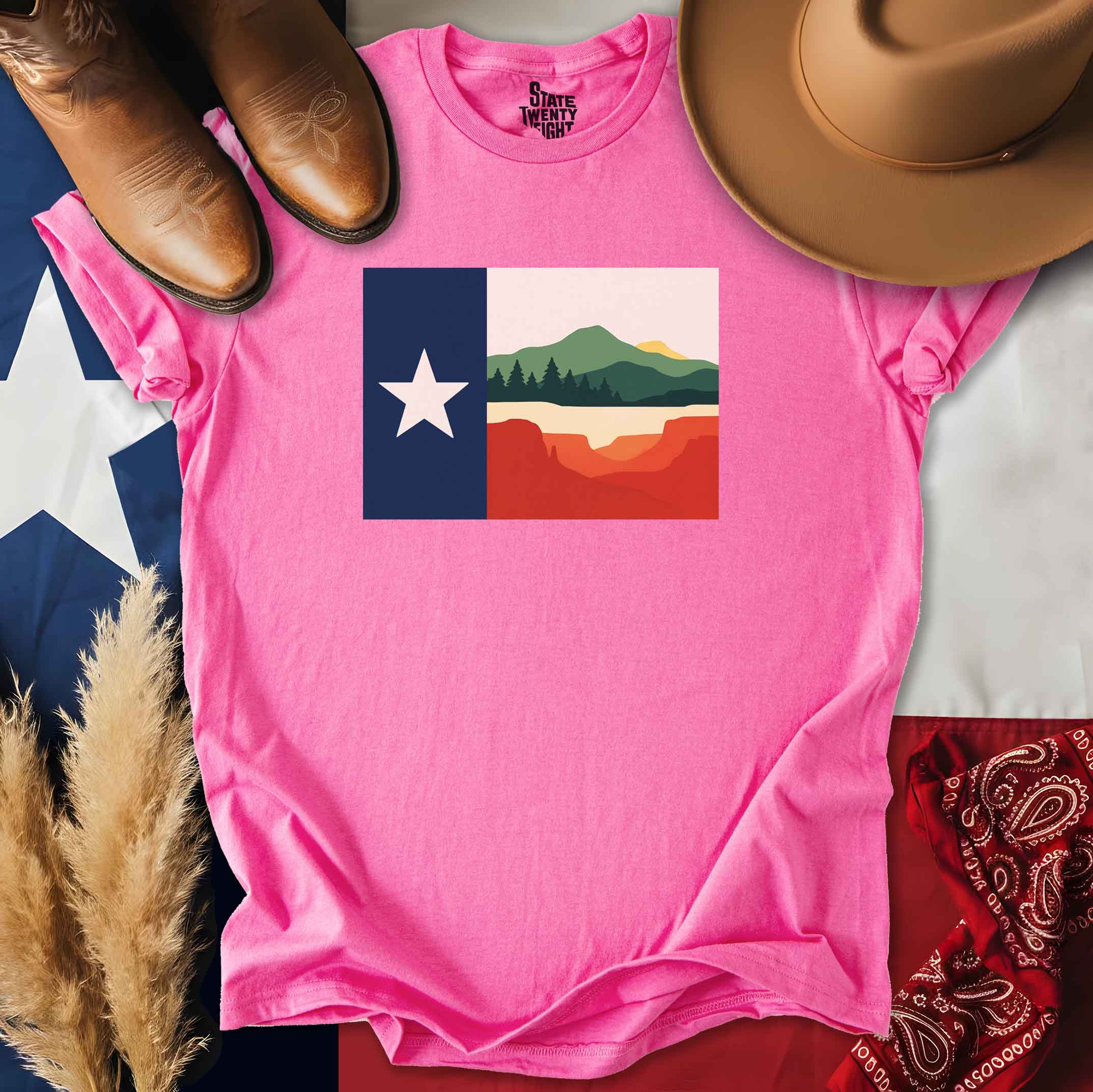 Texas Land Flag  T-shirt