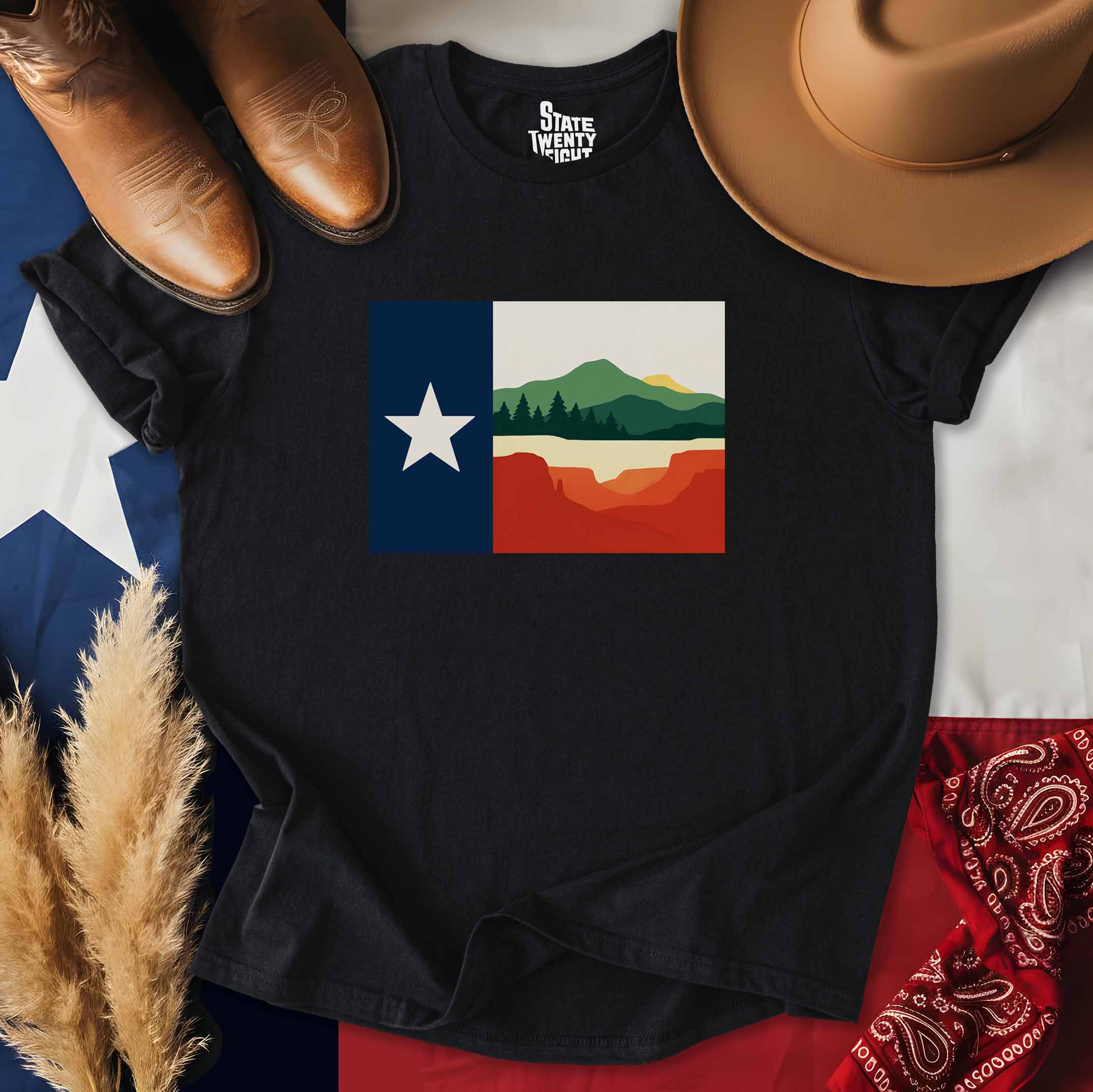 Texas Land Flag  T-shirt