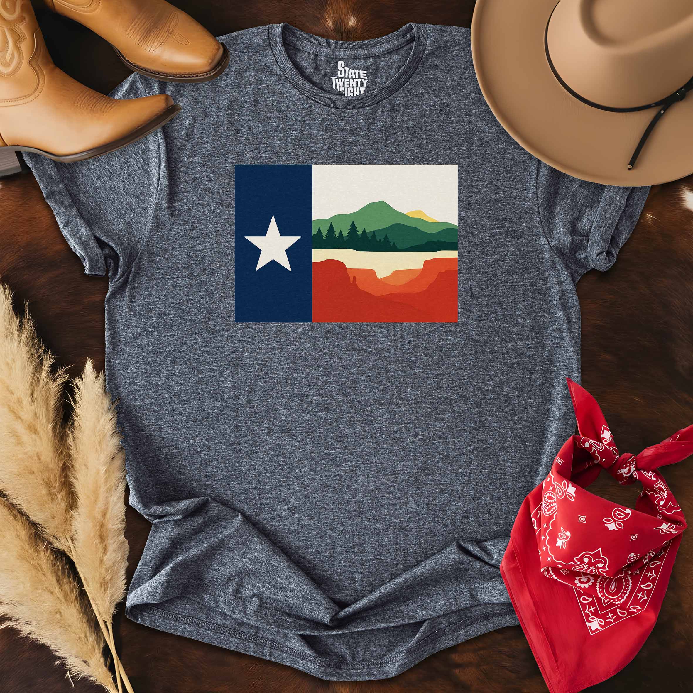 Texas Land Flag  T-shirt