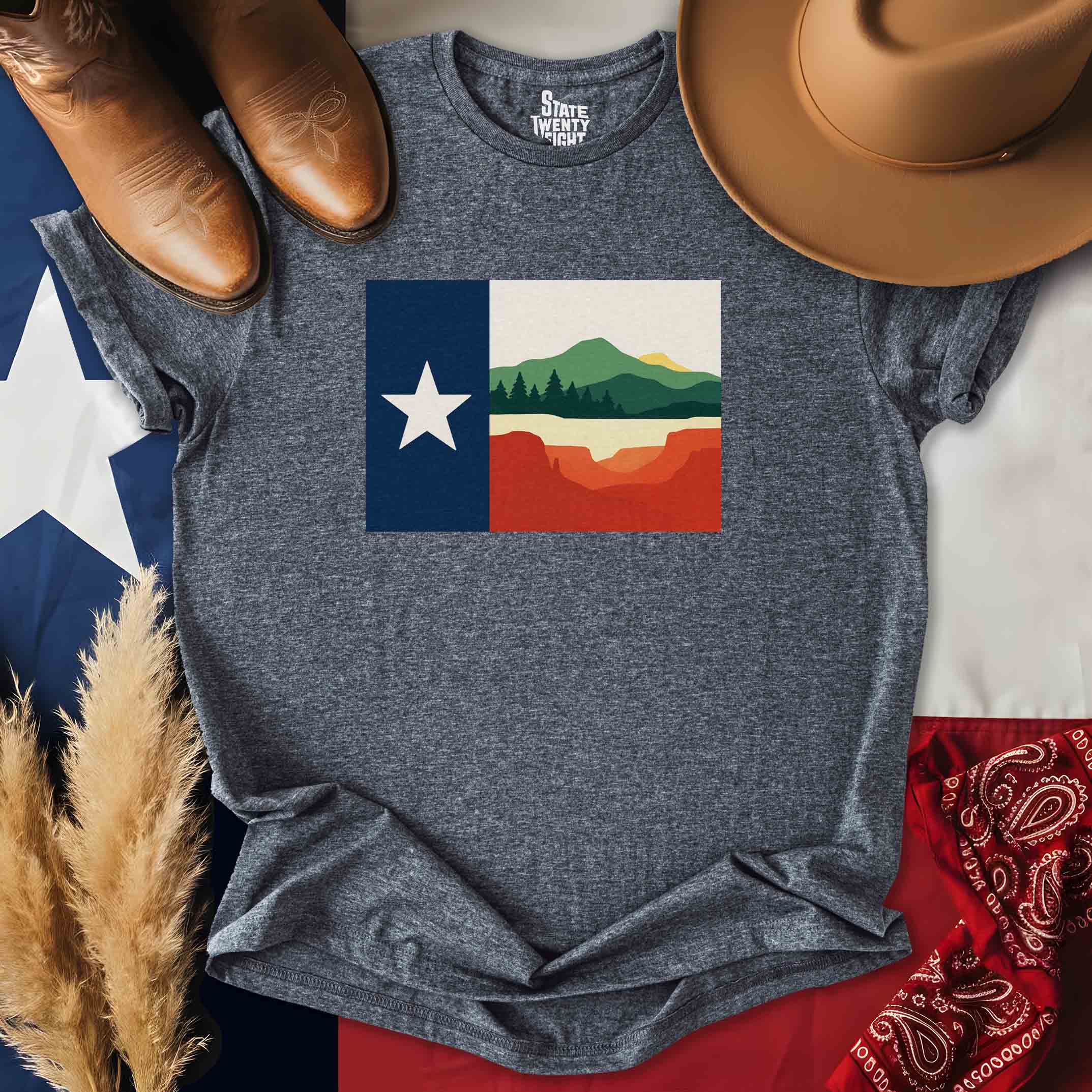 Texas Land Flag  T-shirt