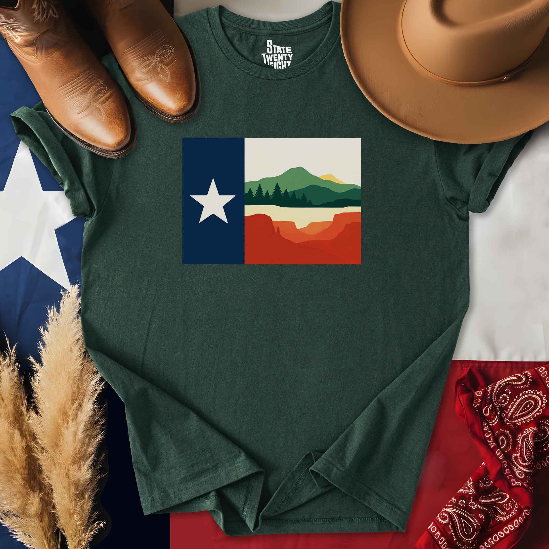 Texas Land Flag  T-shirt