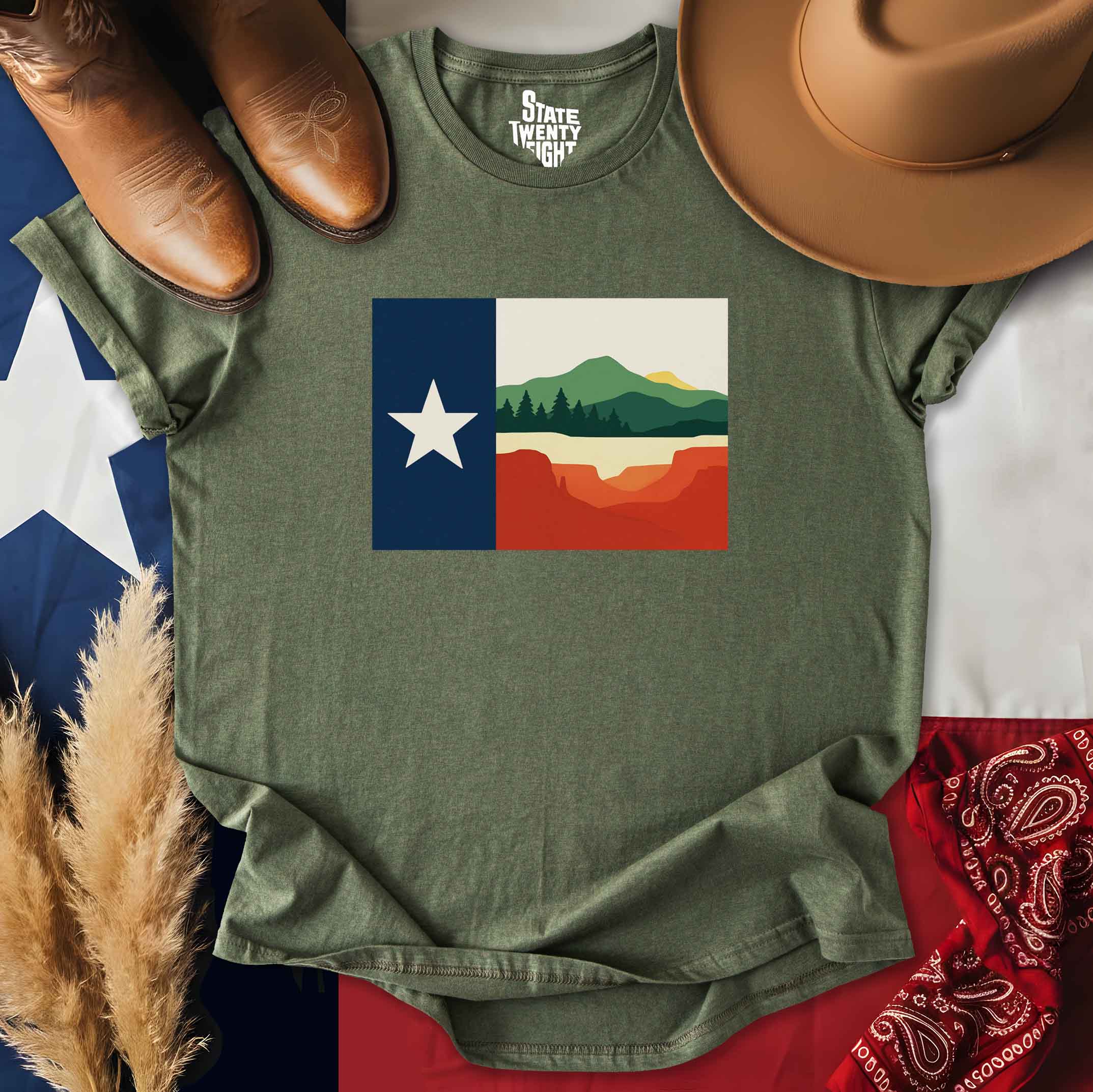 Texas Land Flag  T-shirt
