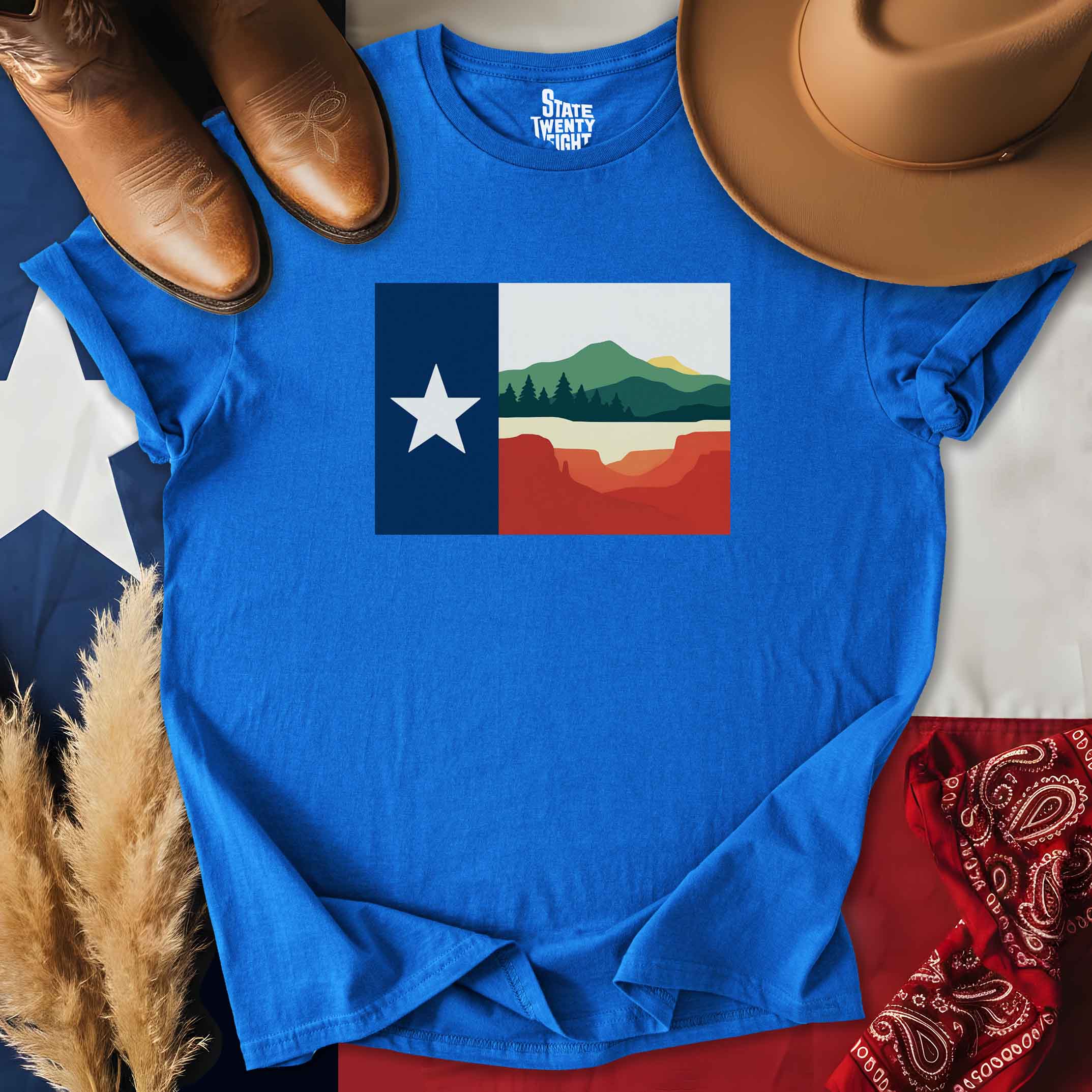 Texas Land Flag  T-shirt