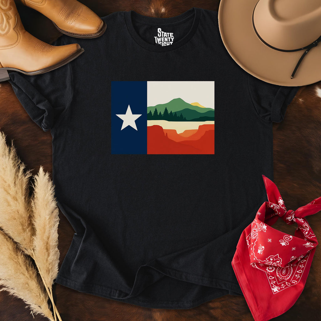 Texas Land Flag  T-shirt