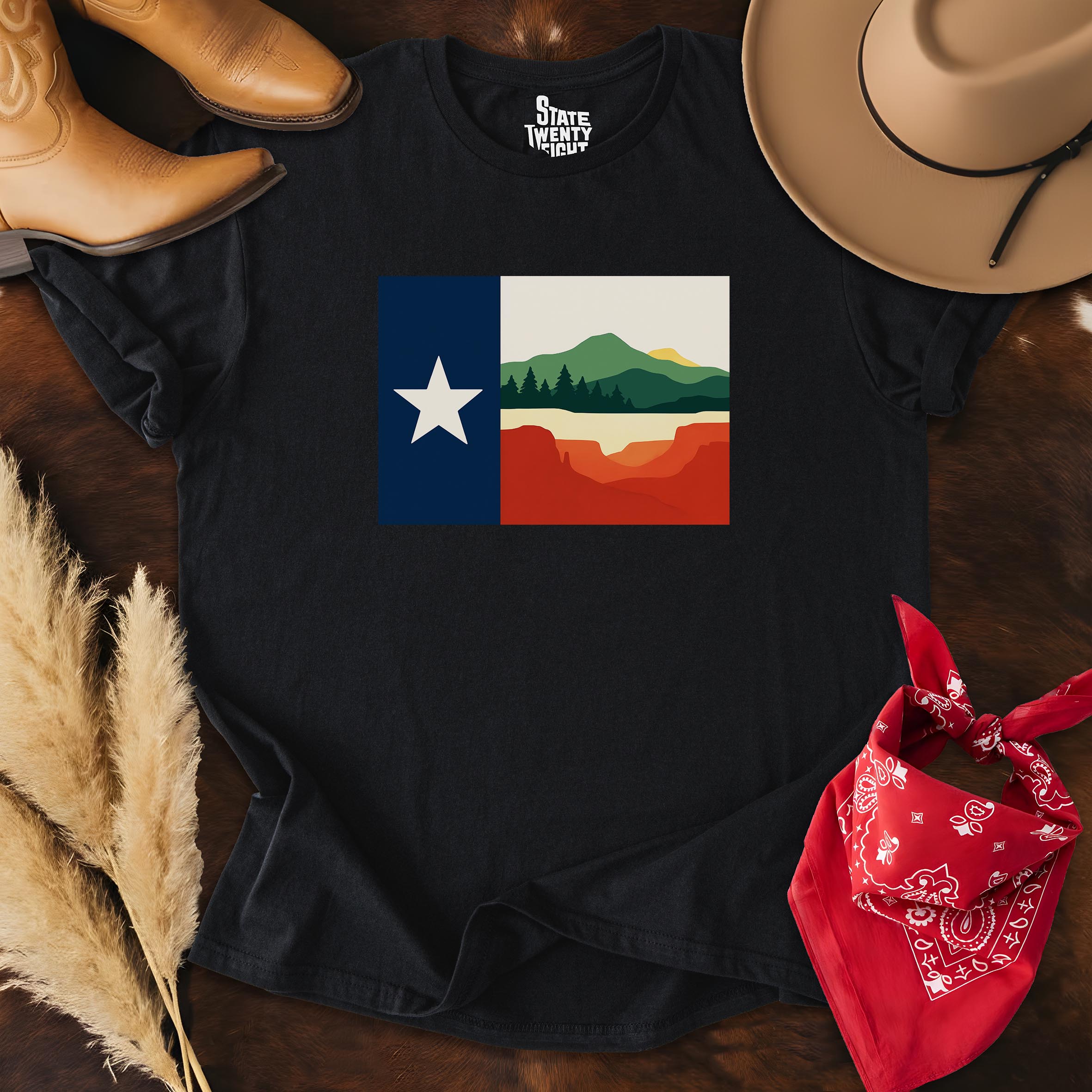 Texas Land Flag  T-shirt