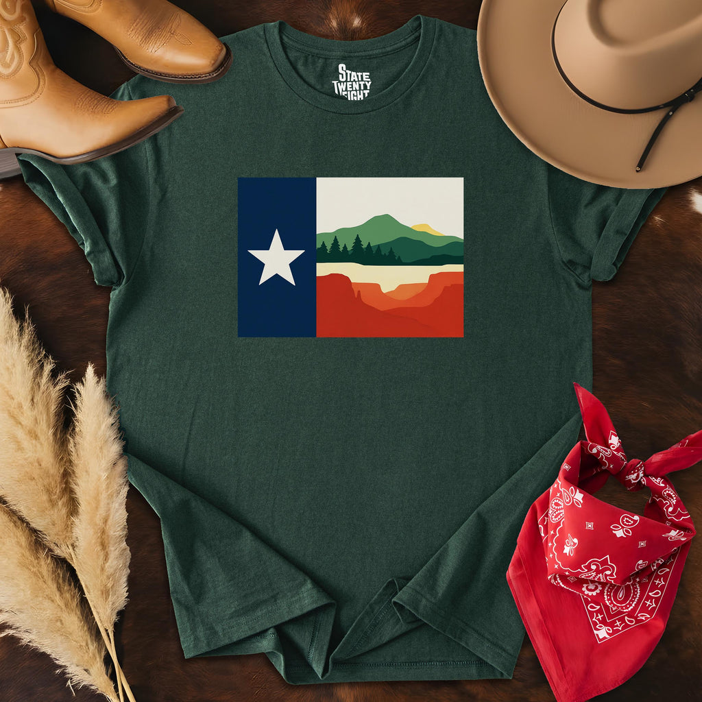 Texas Land Flag  T-shirt