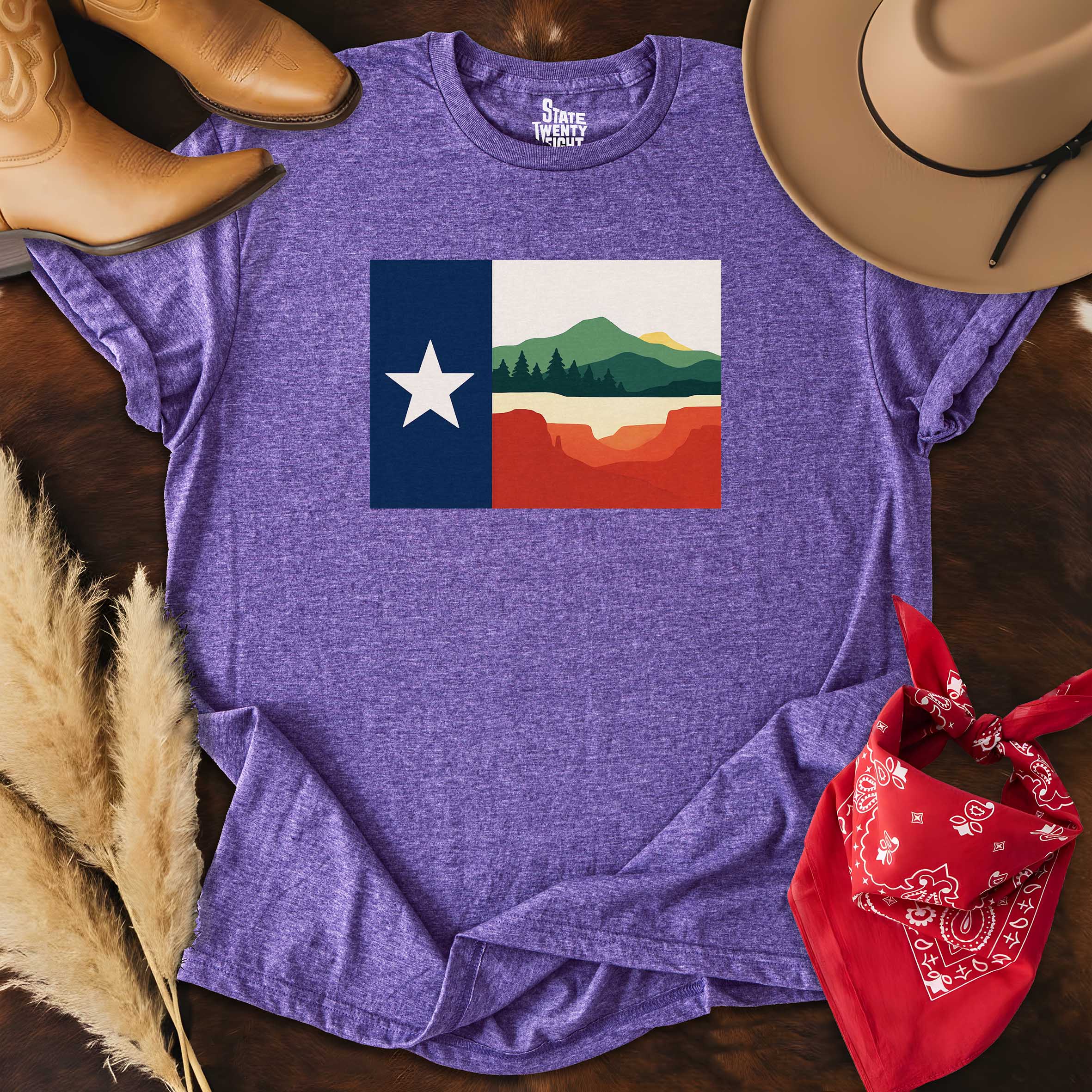 Texas Land Flag  T-shirt