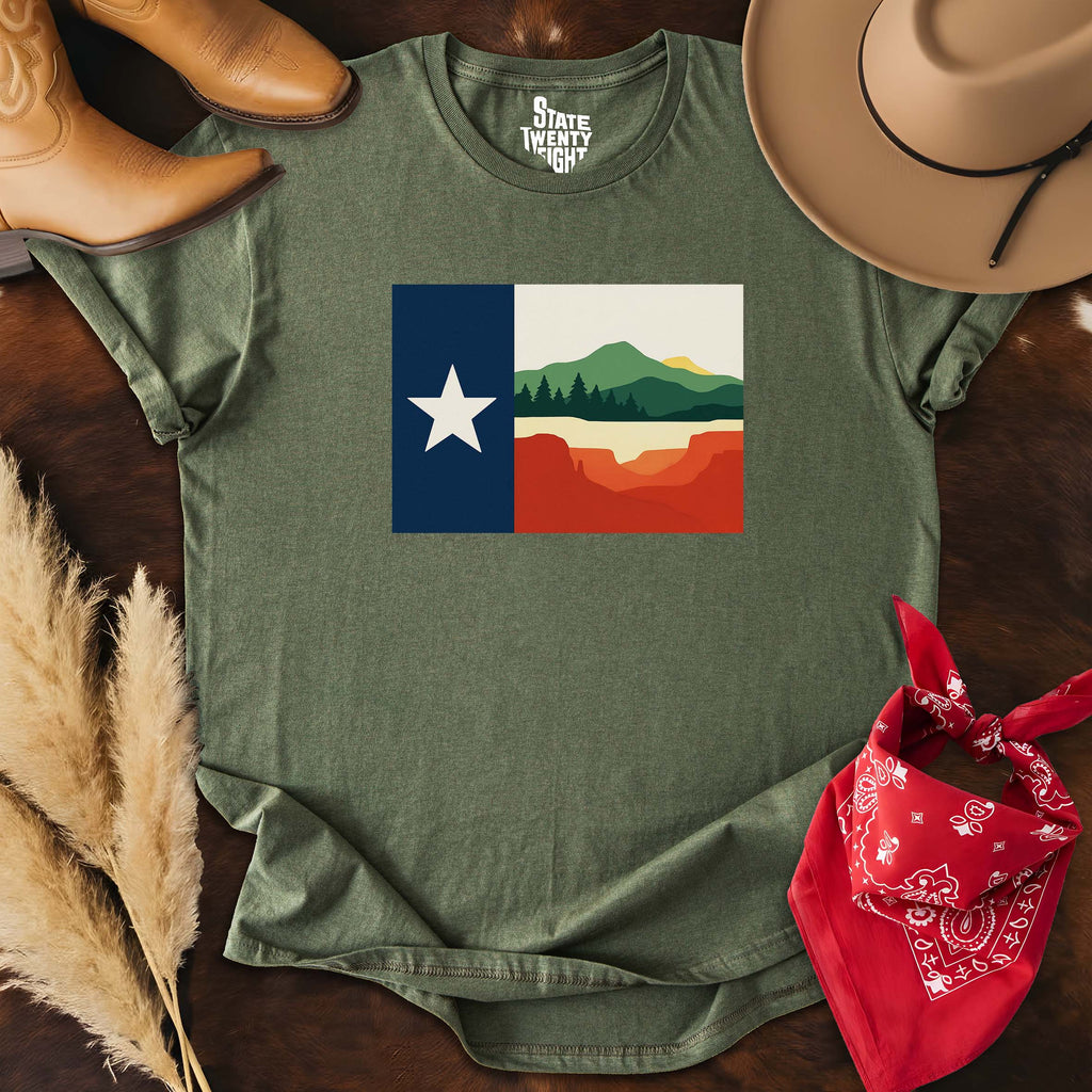 Texas Land Flag  T-shirt