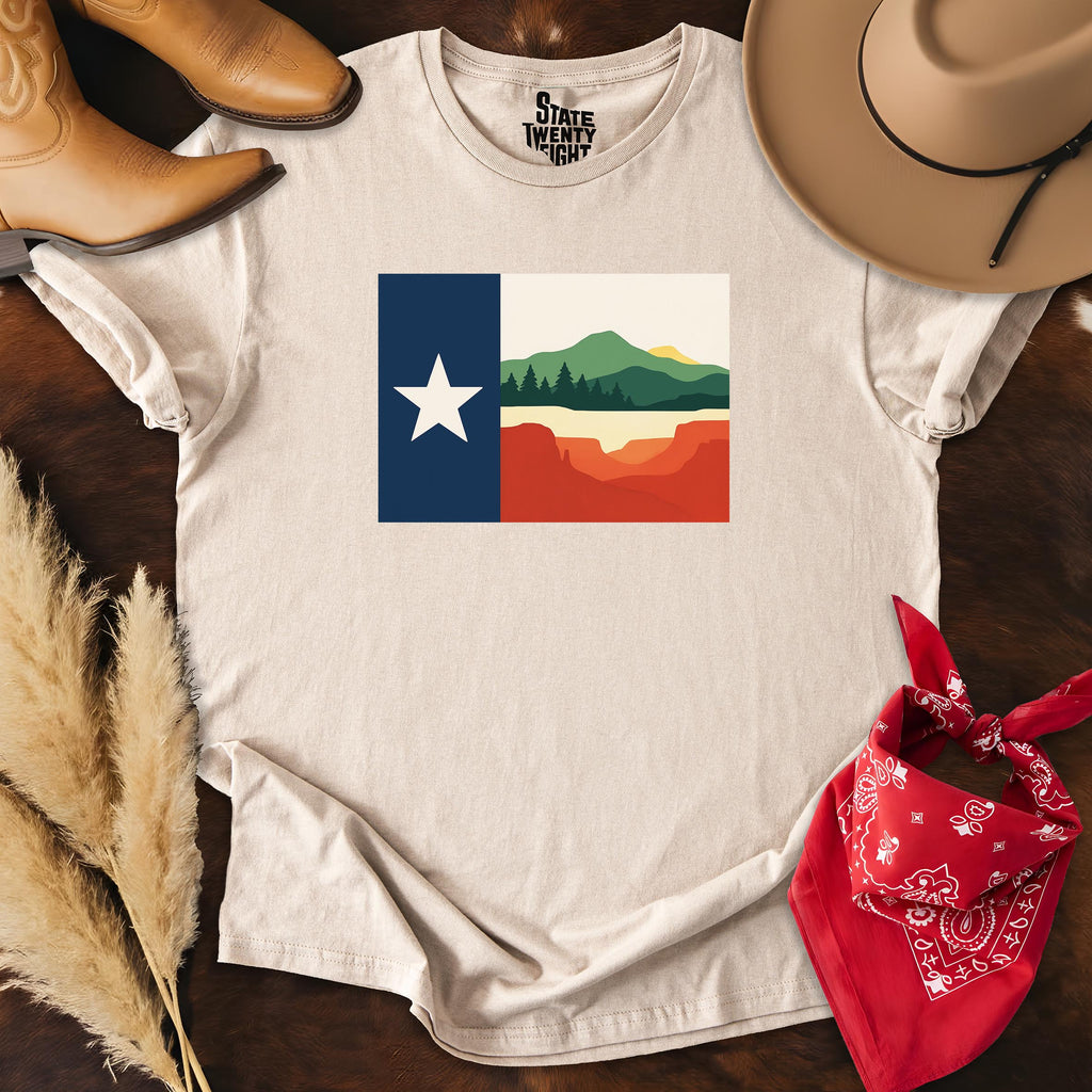 Texas Land Flag  T-shirt