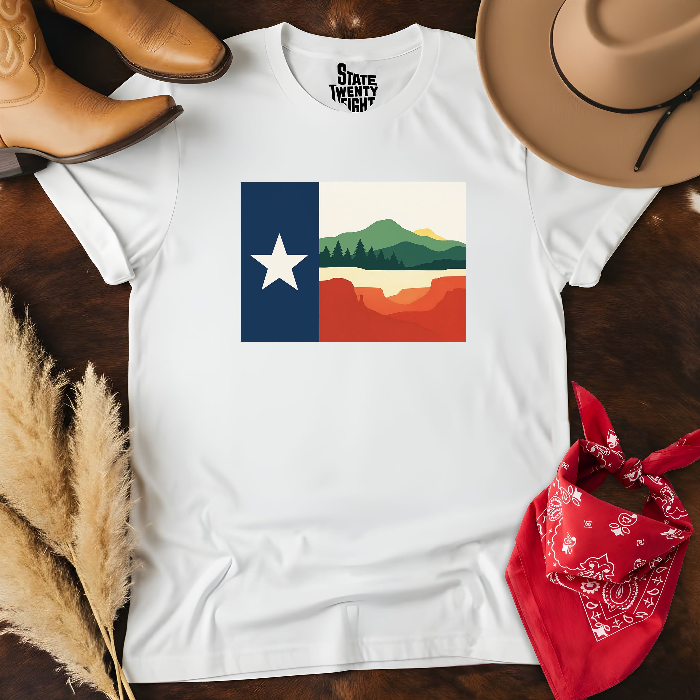 Texas Land Flag  T-shirt