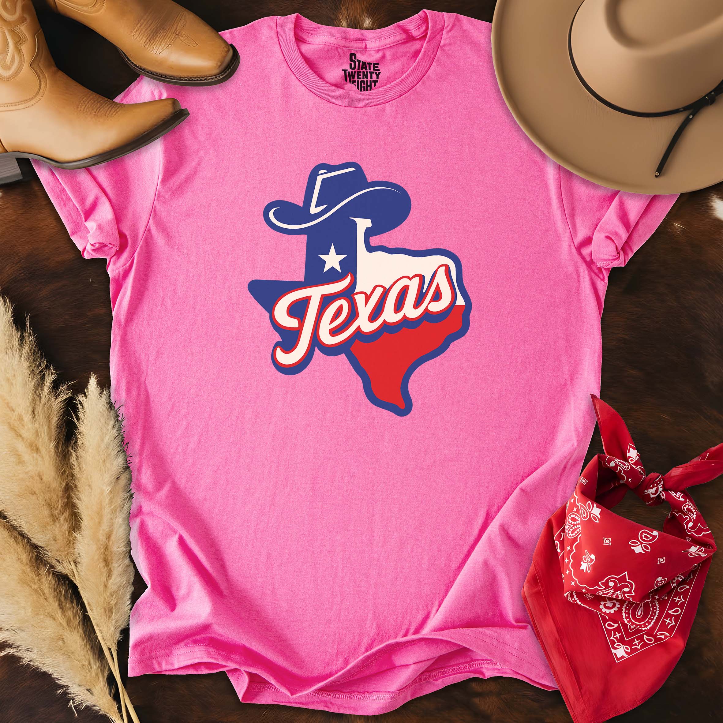 Born Free, Raised Texan  T-shirt