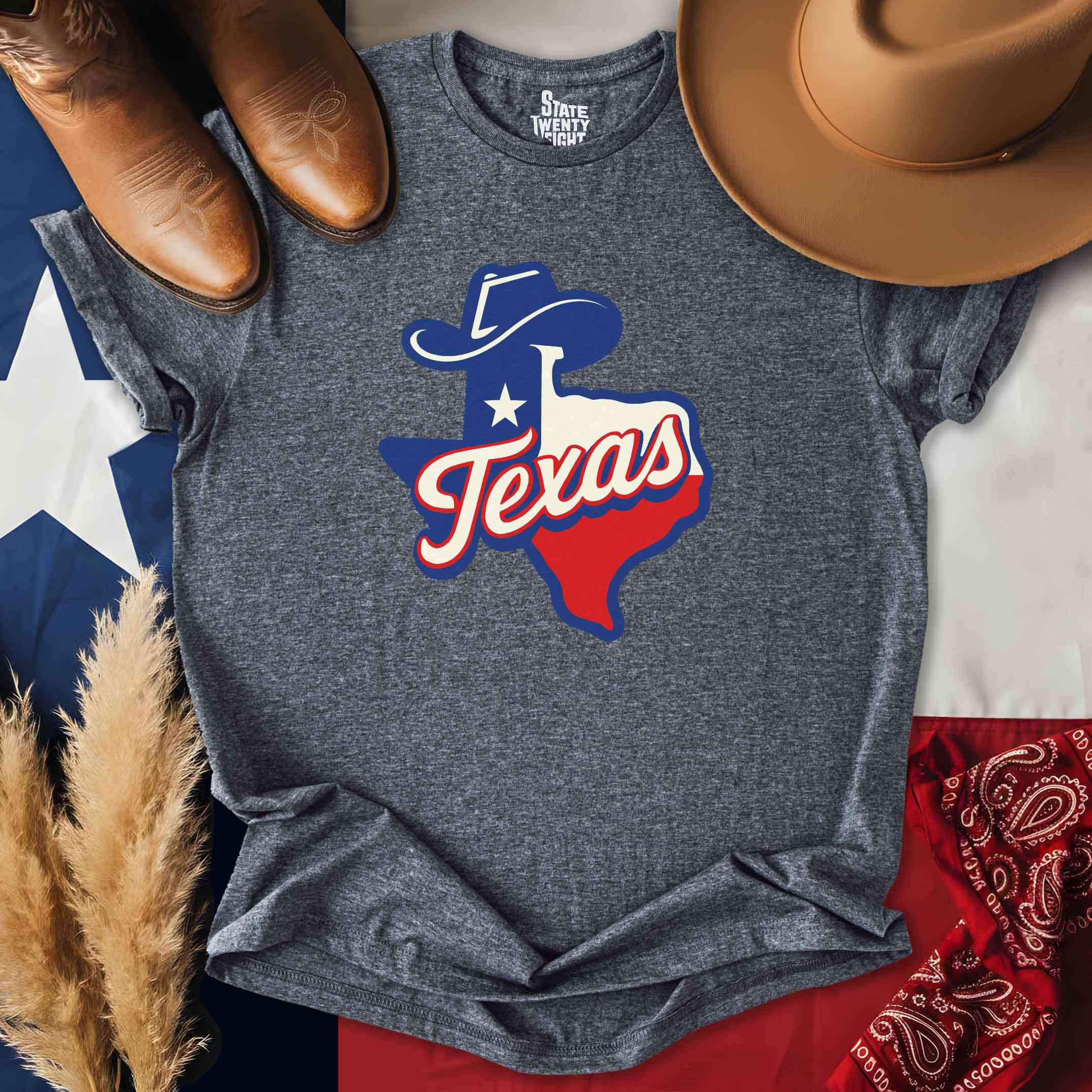 Born Free, Raised Texan  T-shirt
