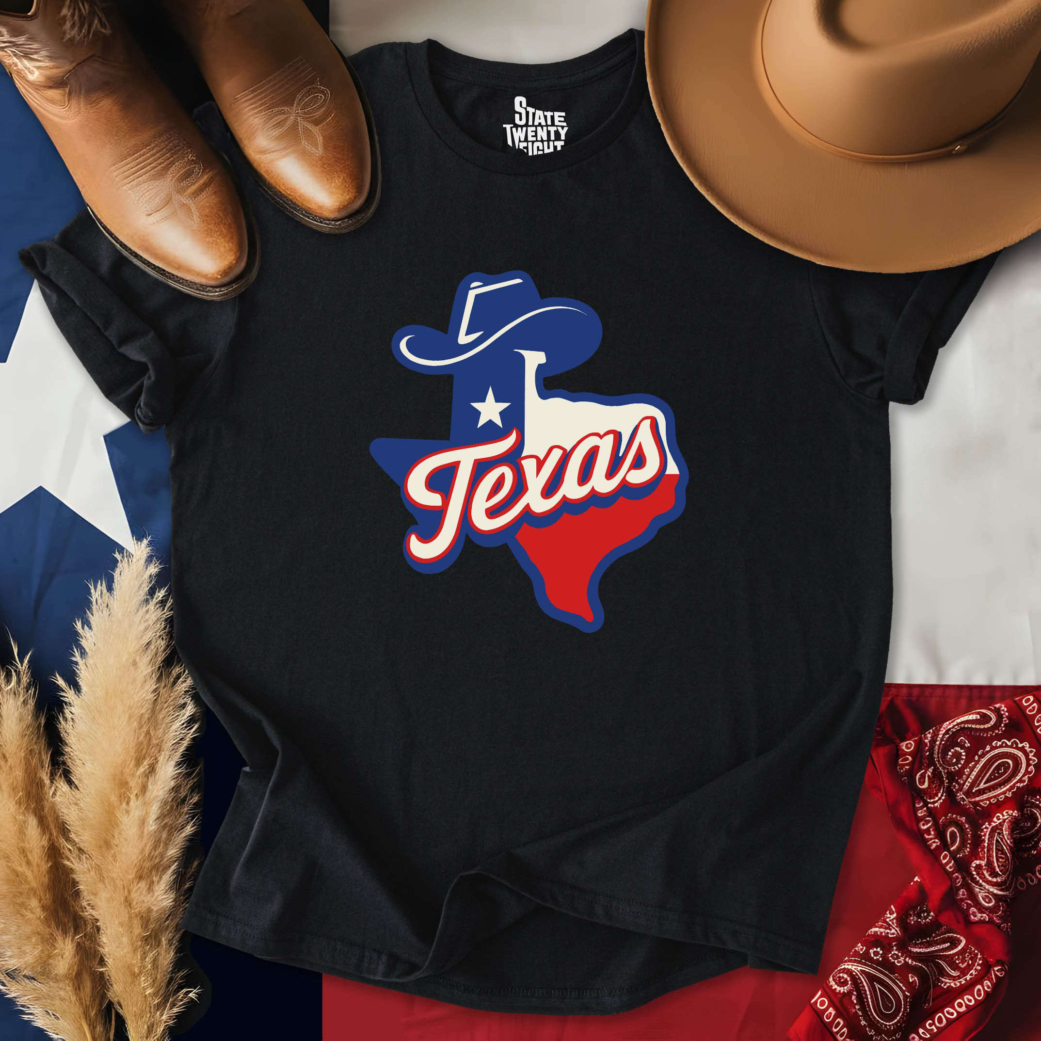 Born Free, Raised Texan  T-shirt