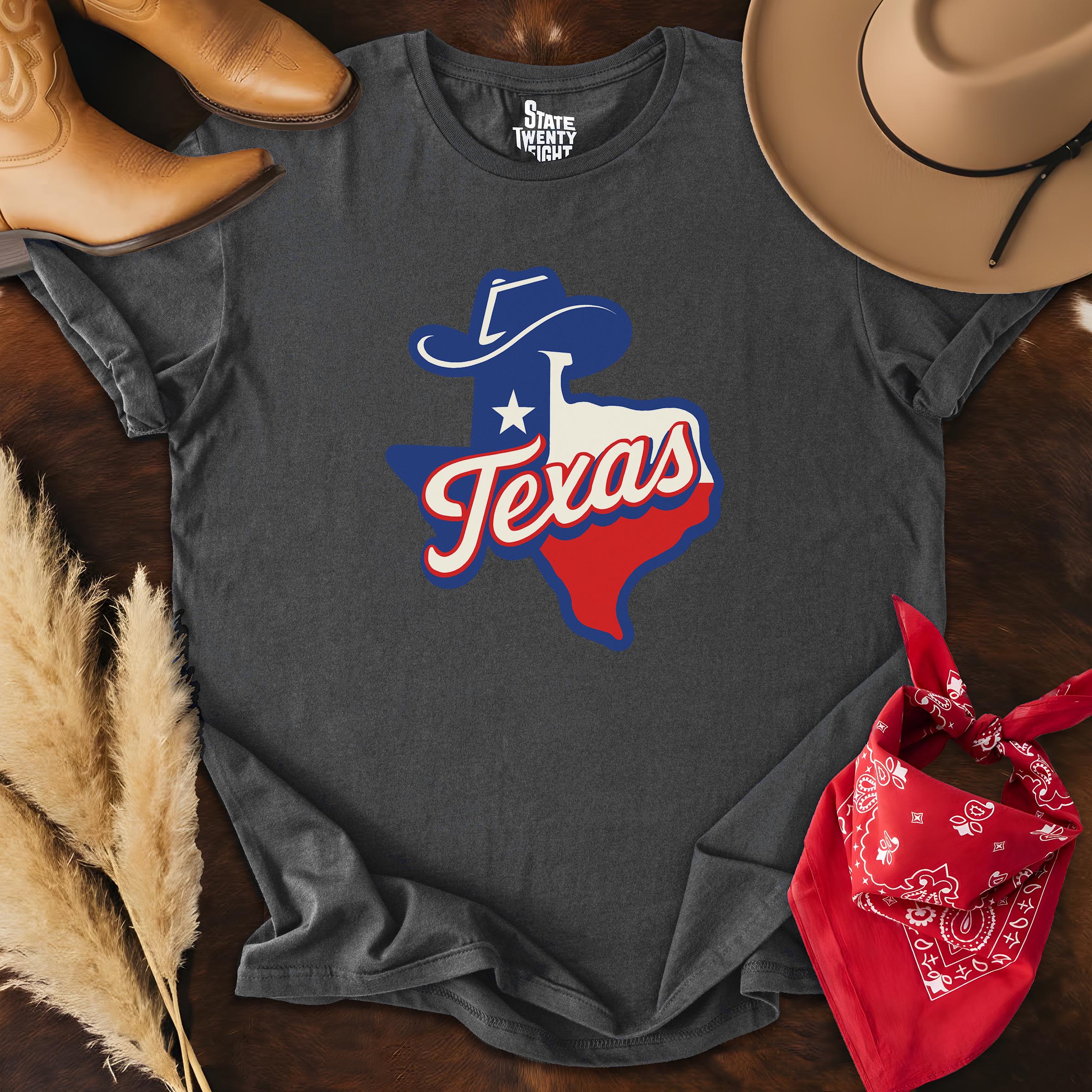 Born Free, Raised Texan  T-shirt