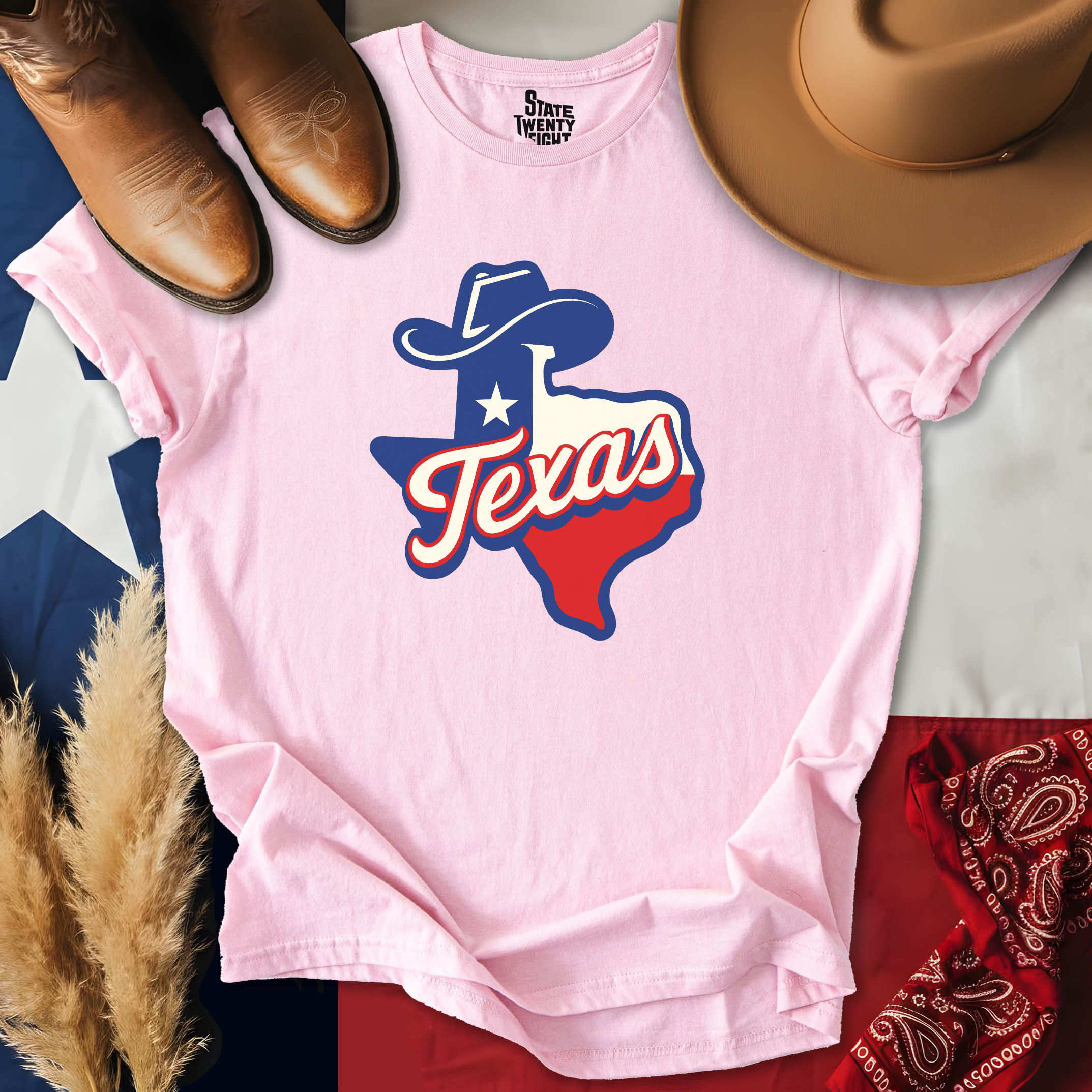 Born Free, Raised Texan  T-shirt