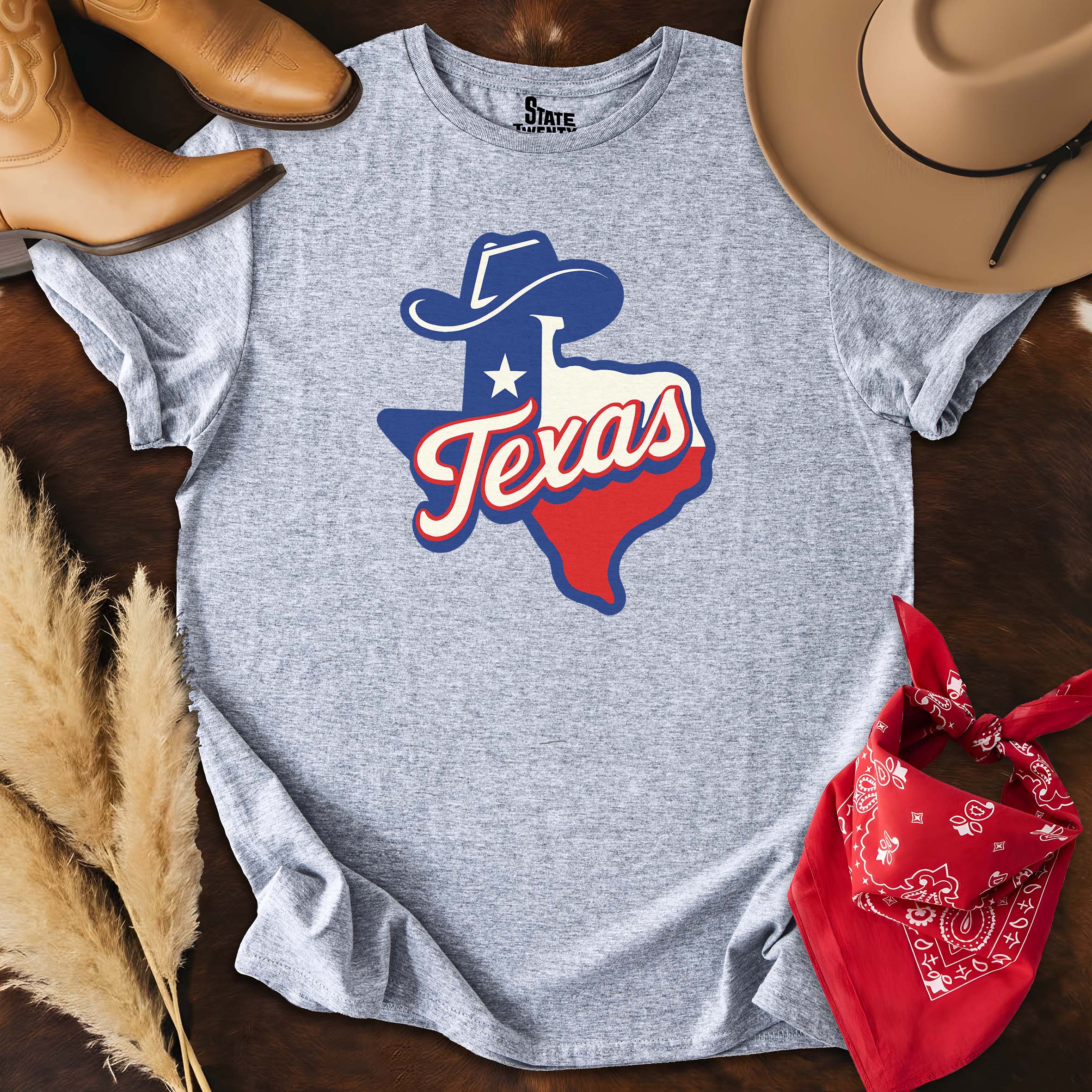 Born Free, Raised Texan  T-shirt
