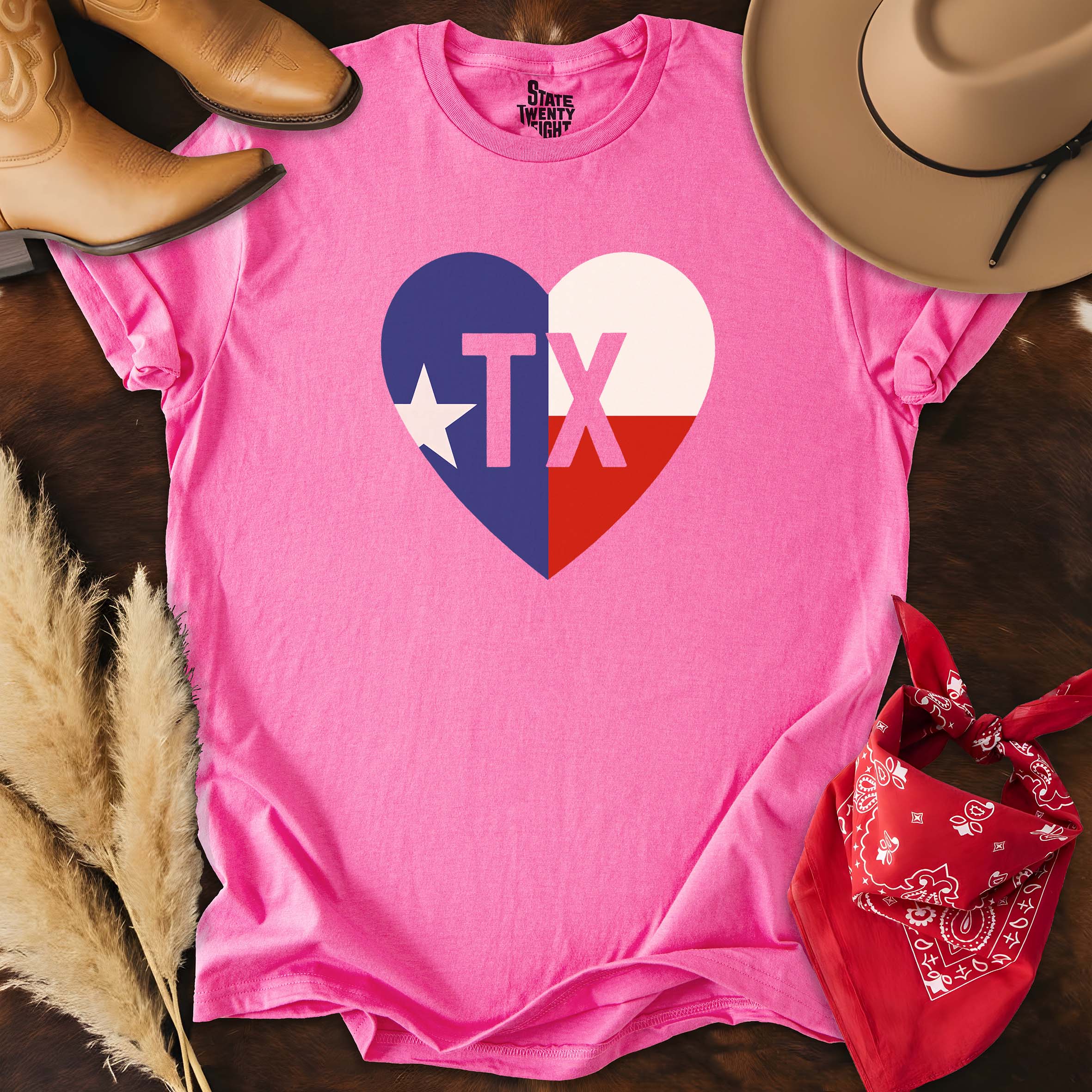 Heart Of Texas  T-shirt
