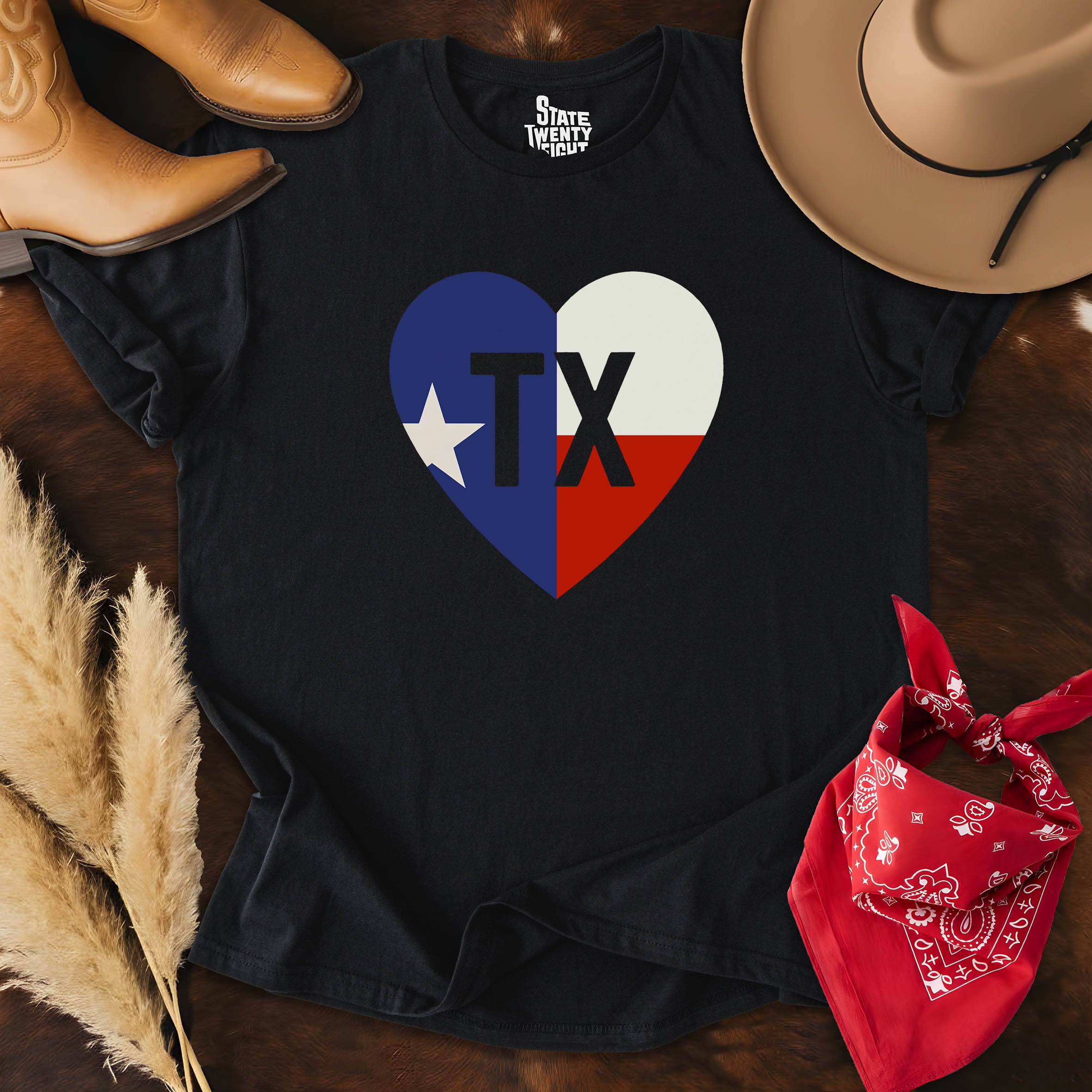 Heart Of Texas  T-shirt