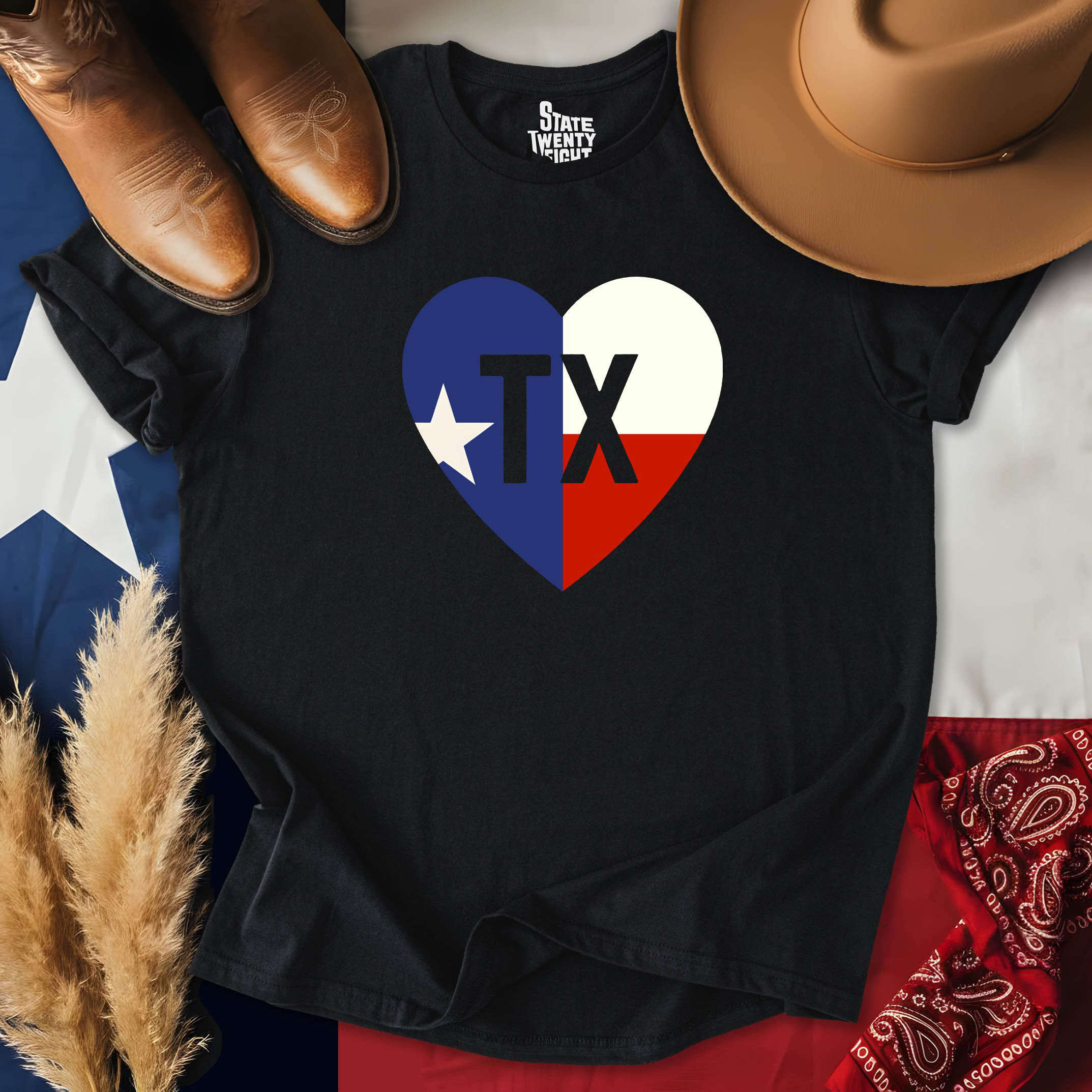 Heart Of Texas  T-shirt