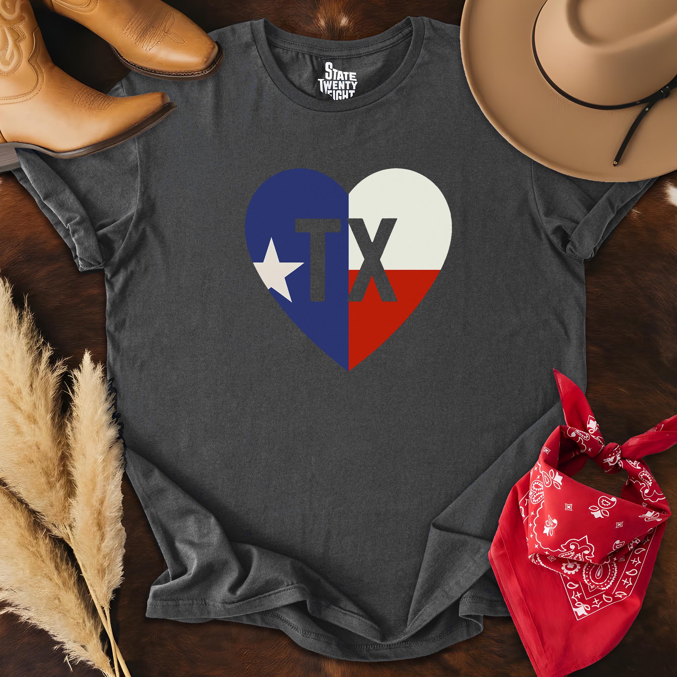 Heart Of Texas  T-shirt