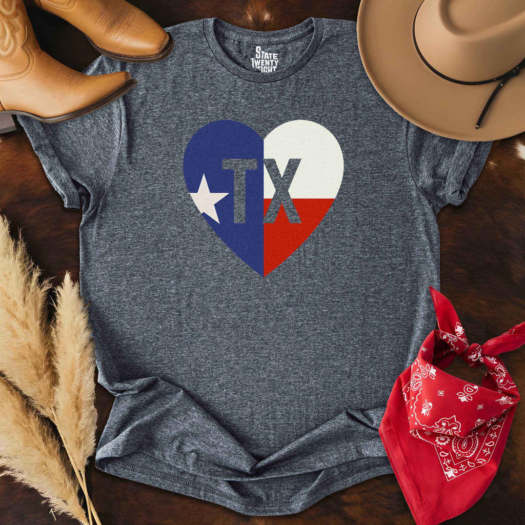 Heart Of Texas  T-shirt