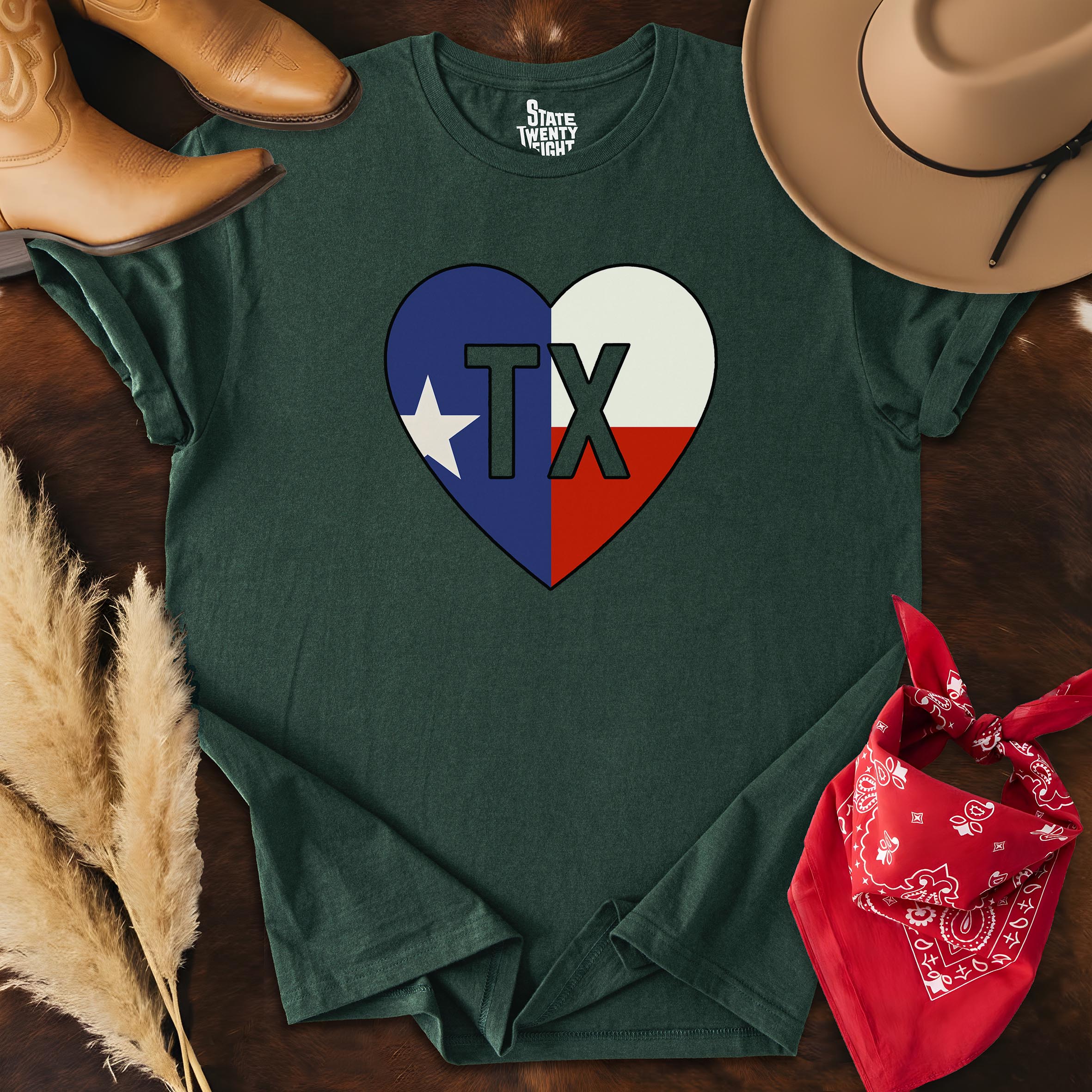 Heart Of Texas  T-shirt