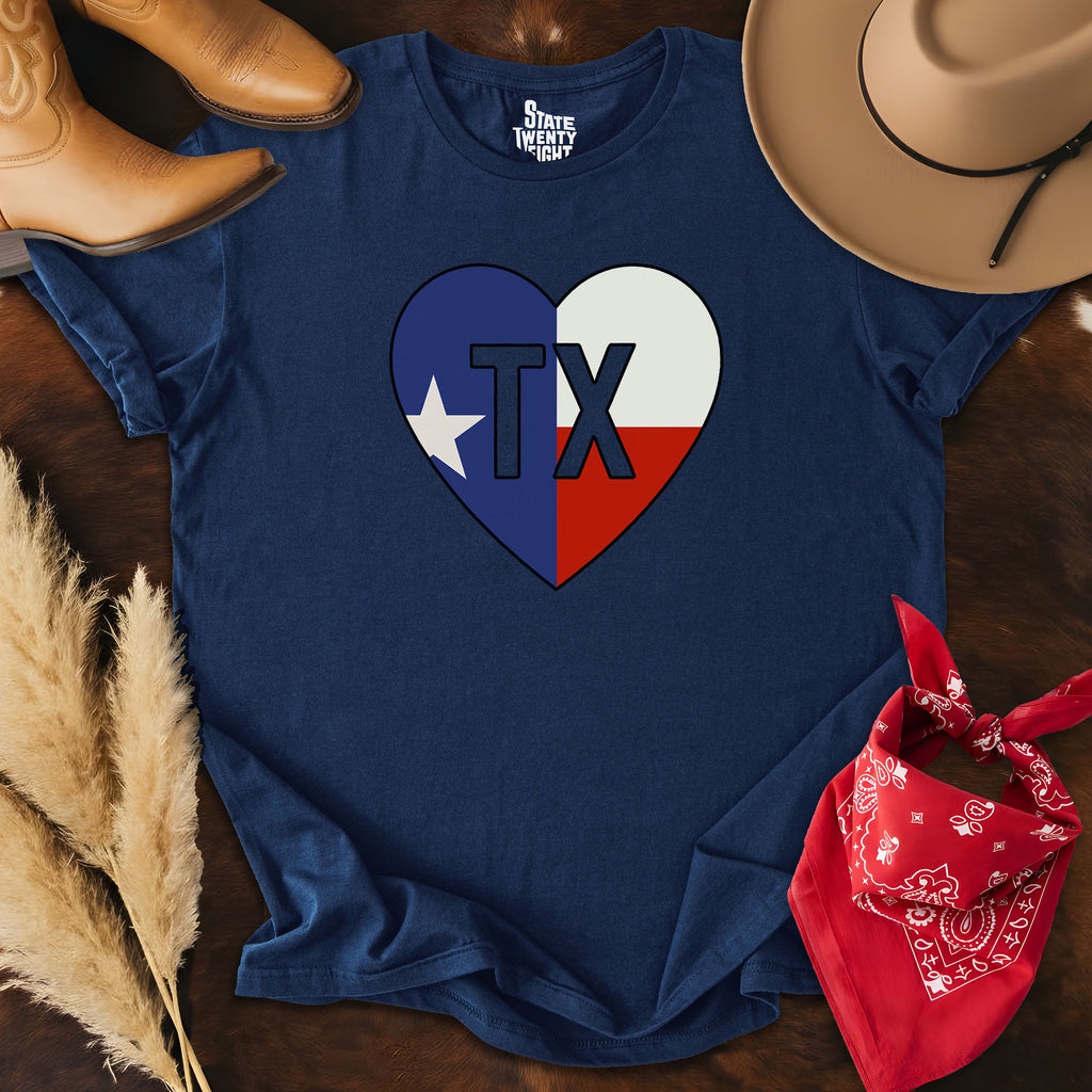 Heart Of Texas  T-shirt