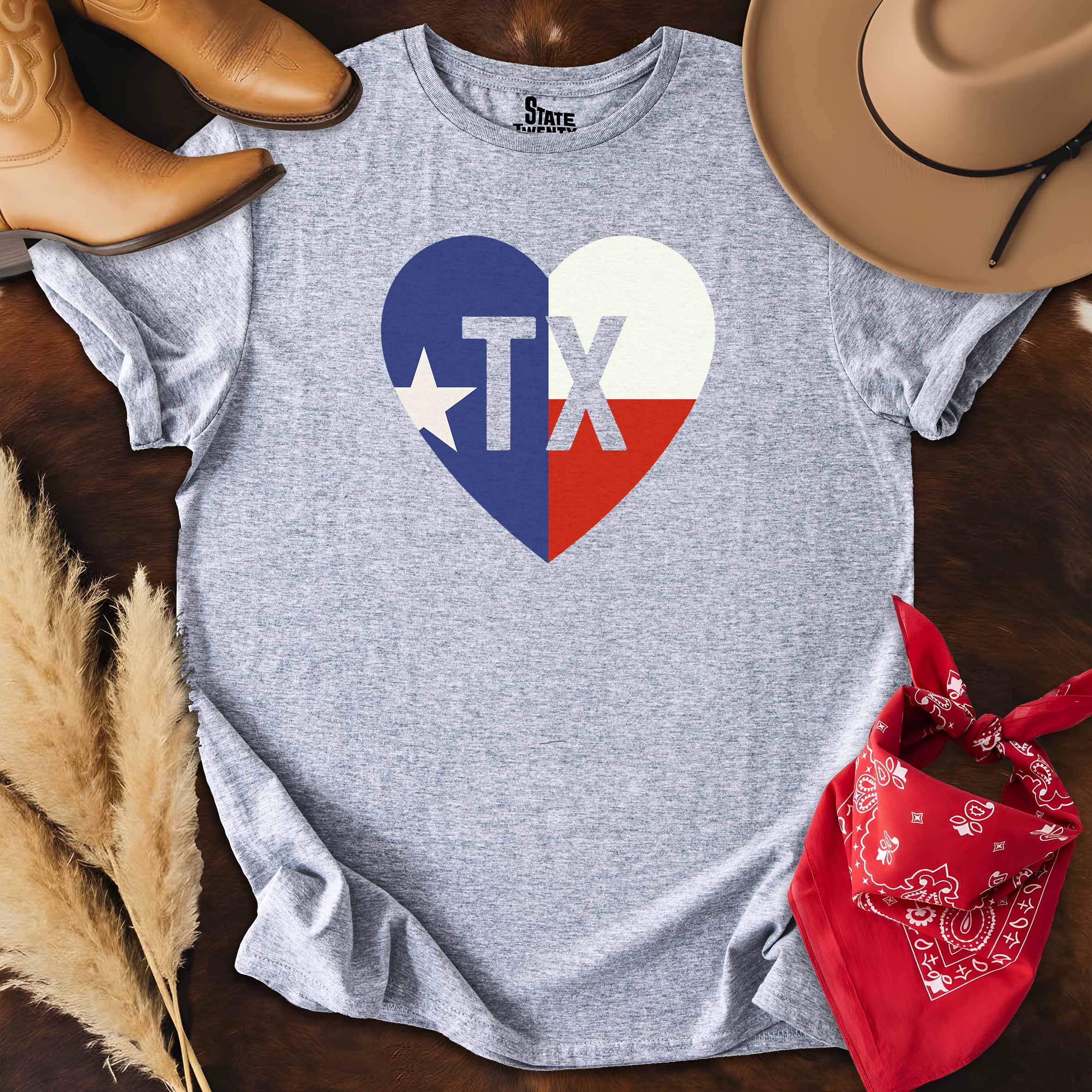 Heart Of Texas  T-shirt