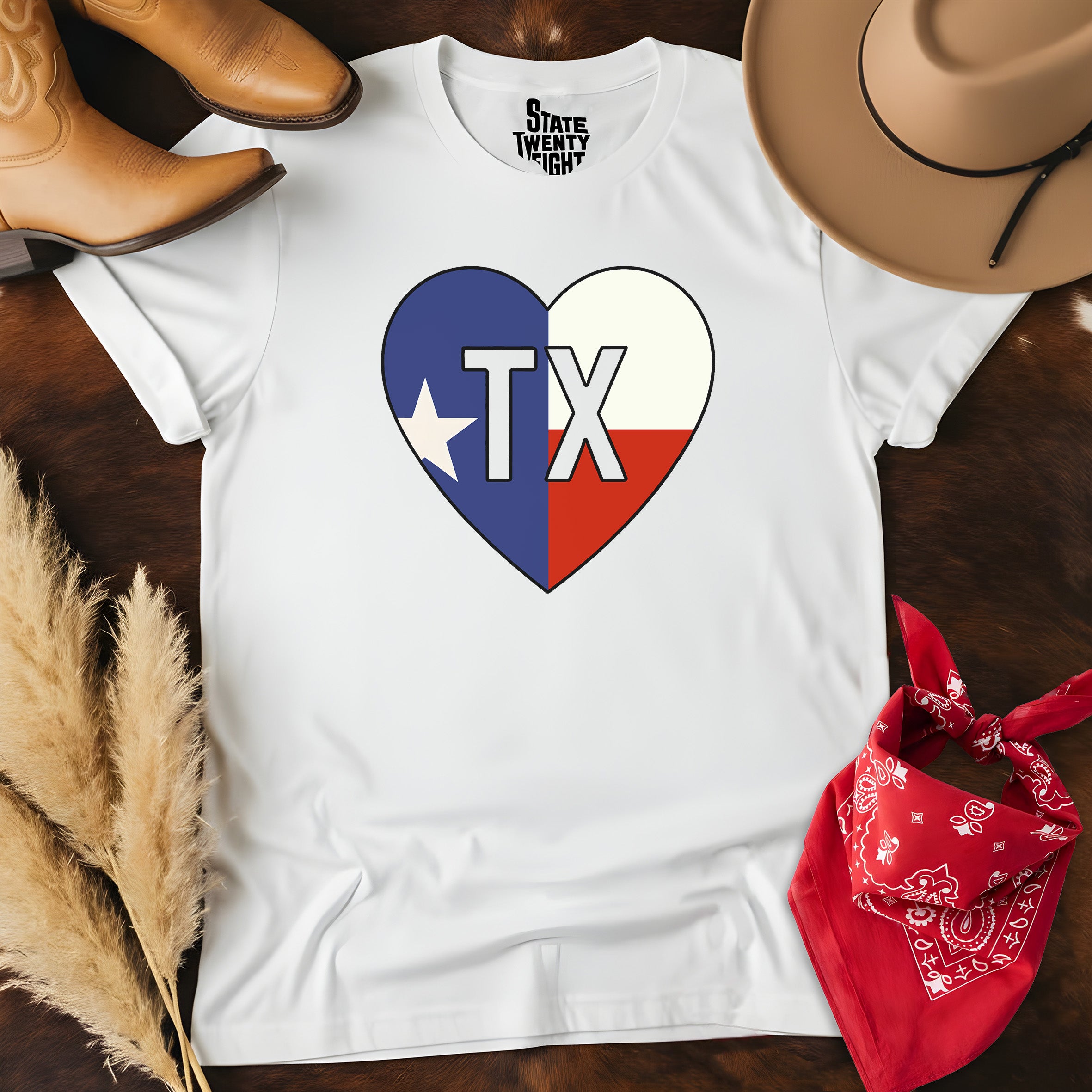 Heart Of Texas  T-shirt