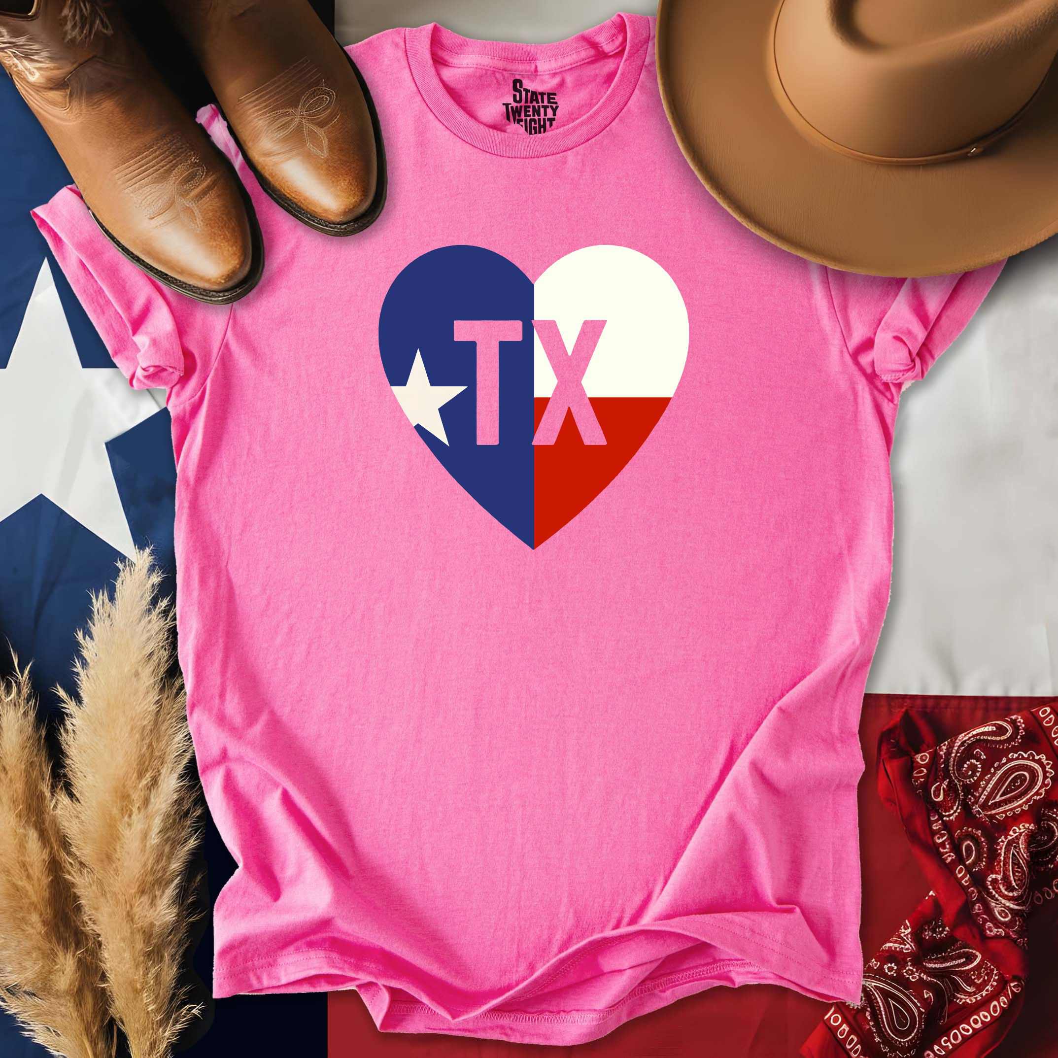 Heart Of Texas  T-shirt