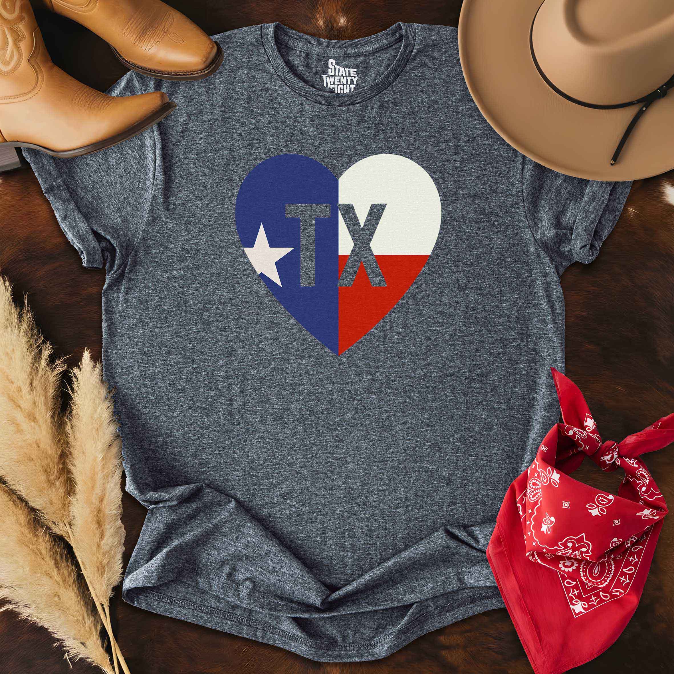 Heart Of Texas  T-shirt