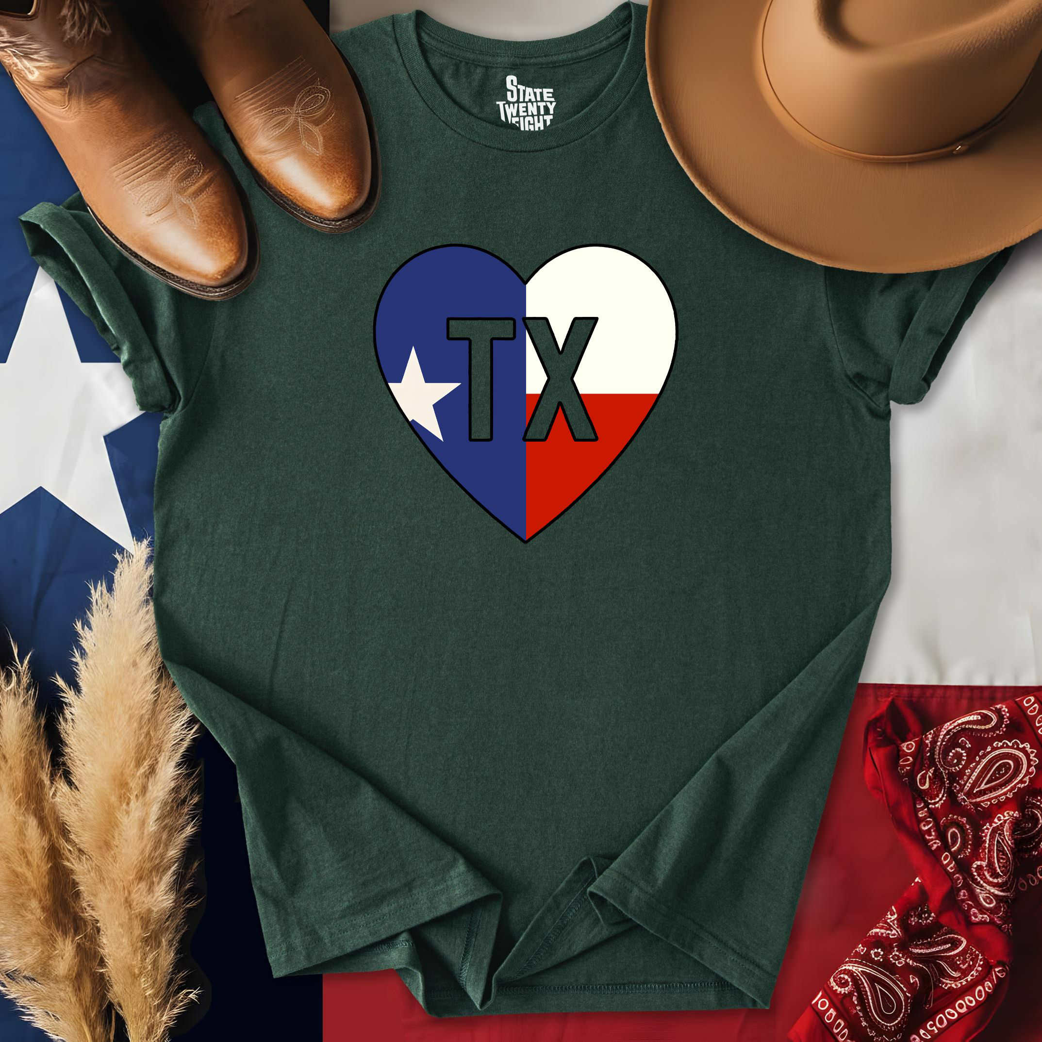 Heart Of Texas  T-shirt