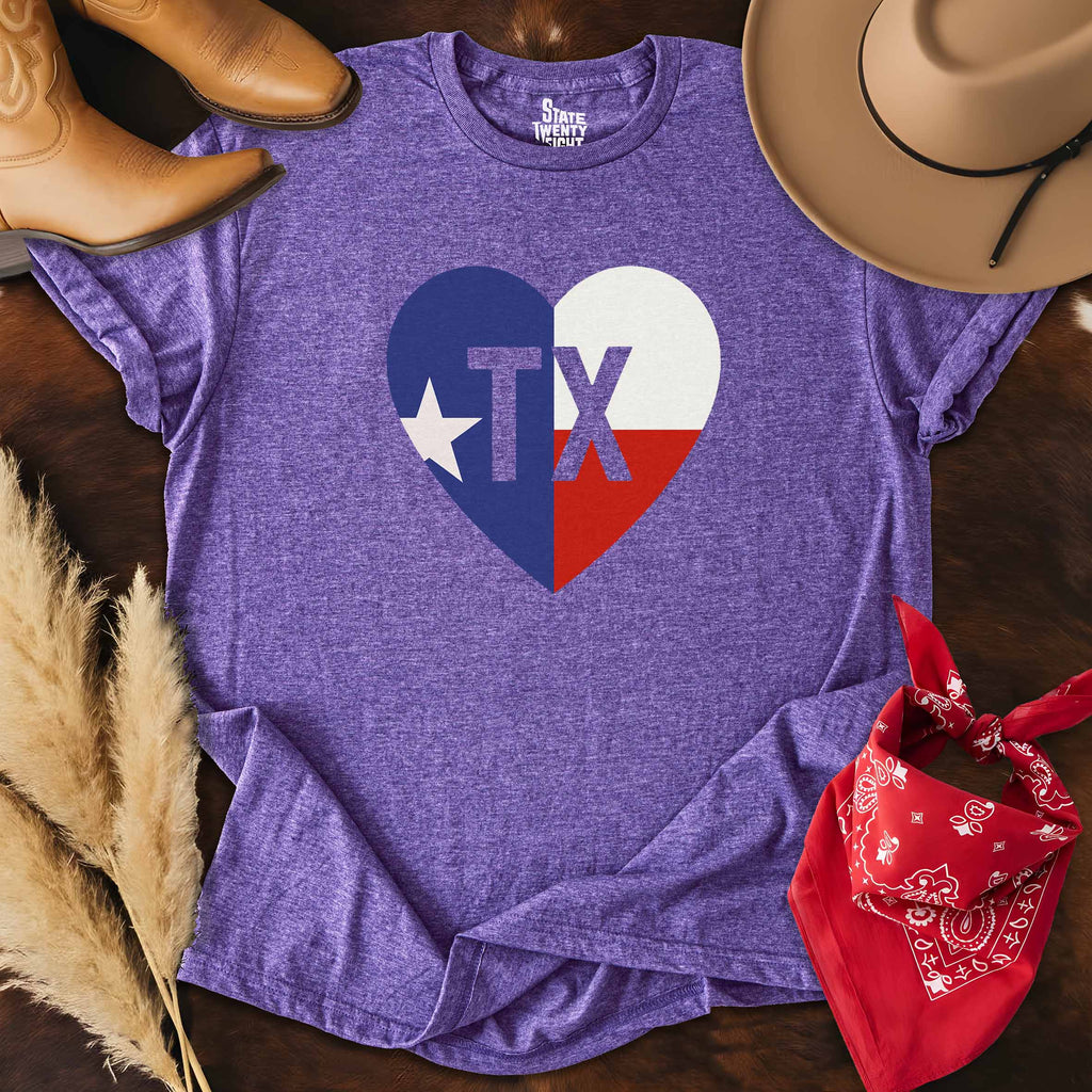 Heart Of Texas  T-shirt