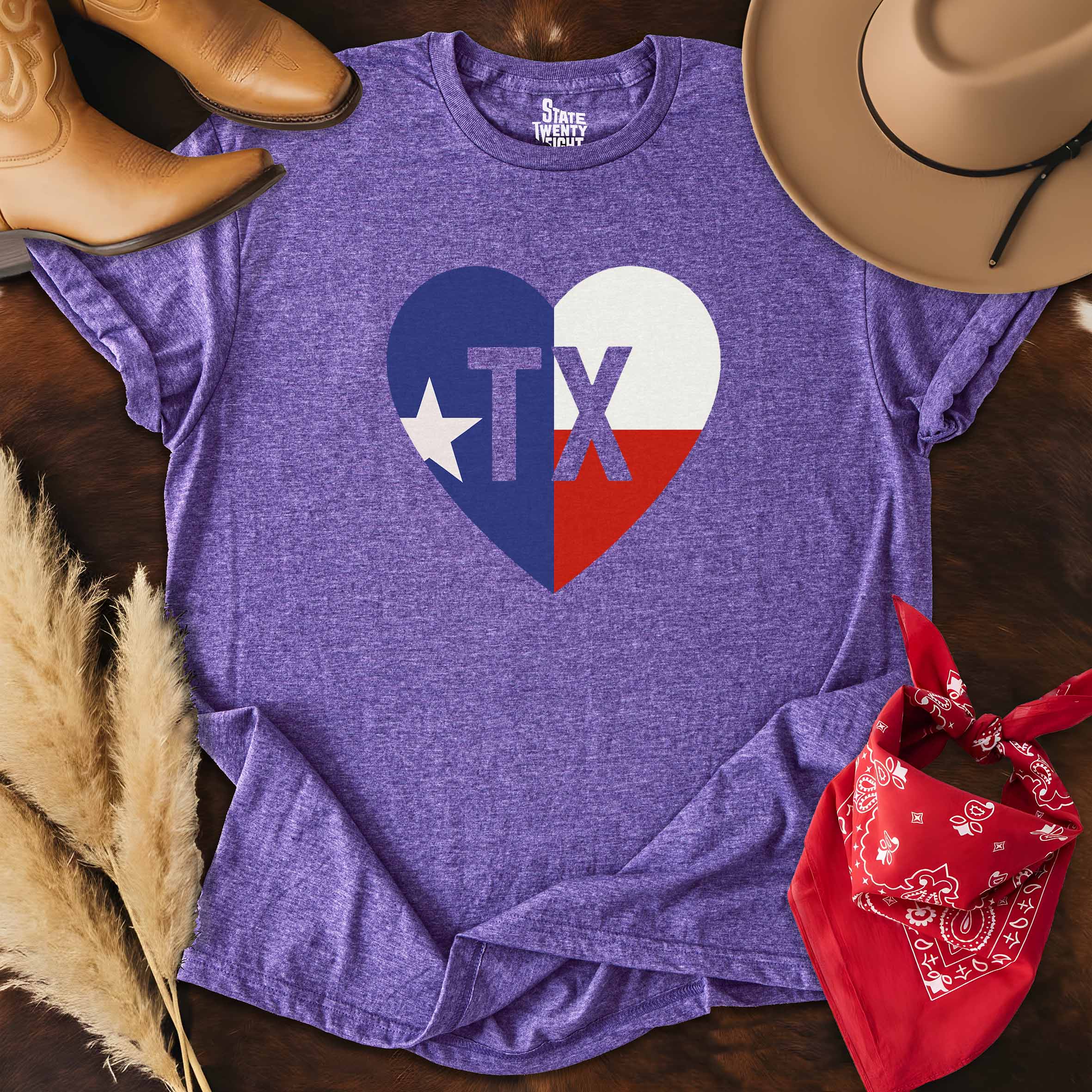 Heart Of Texas  T-shirt