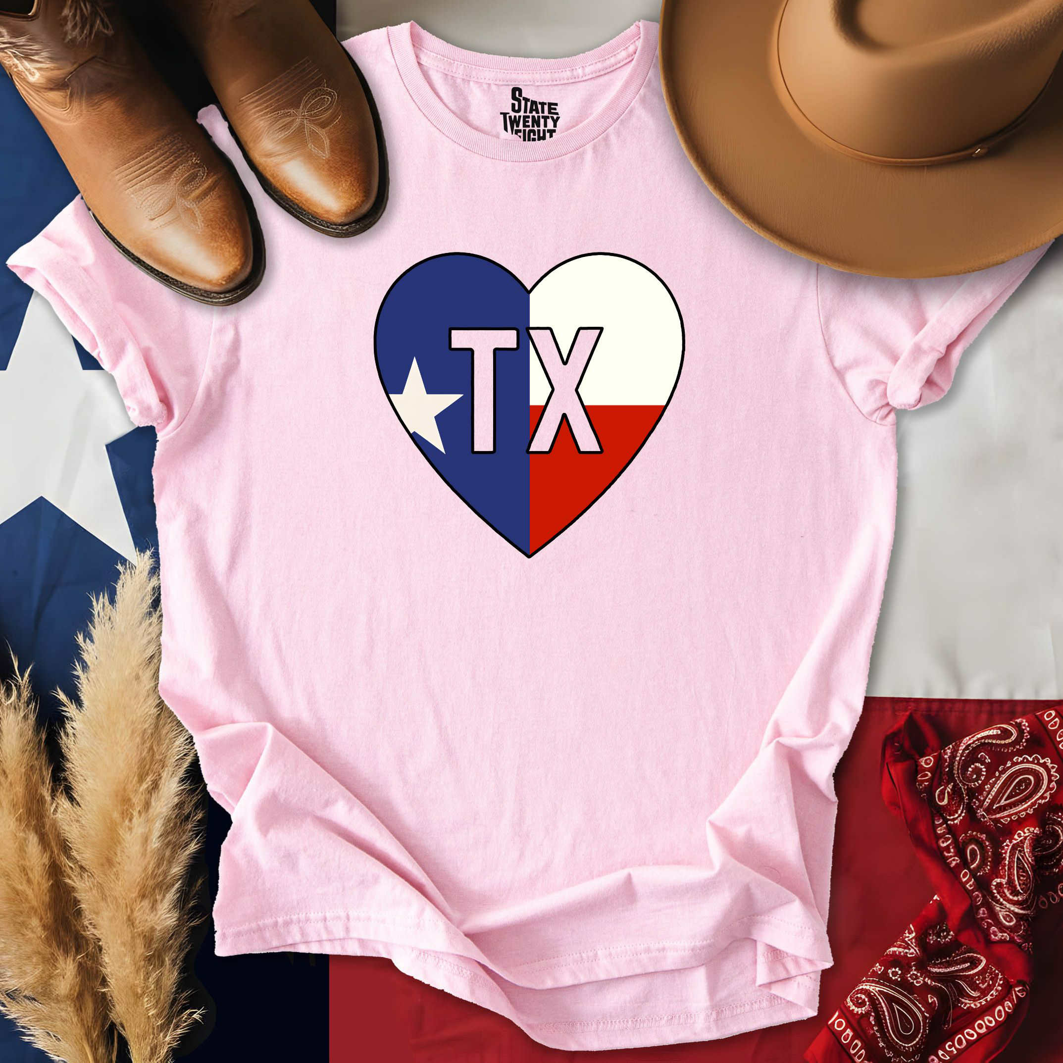 Heart Of Texas  T-shirt