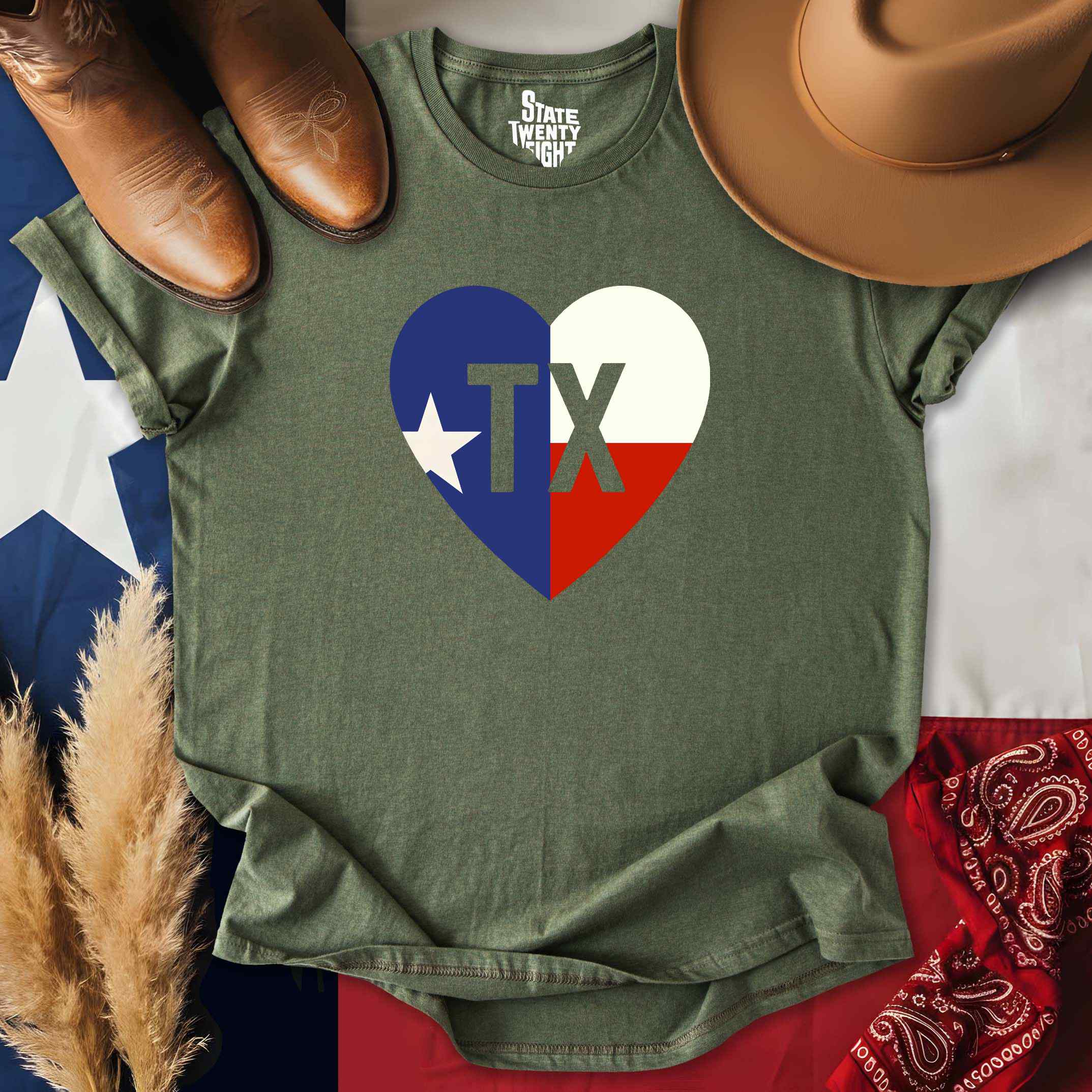 Heart Of Texas  T-shirt