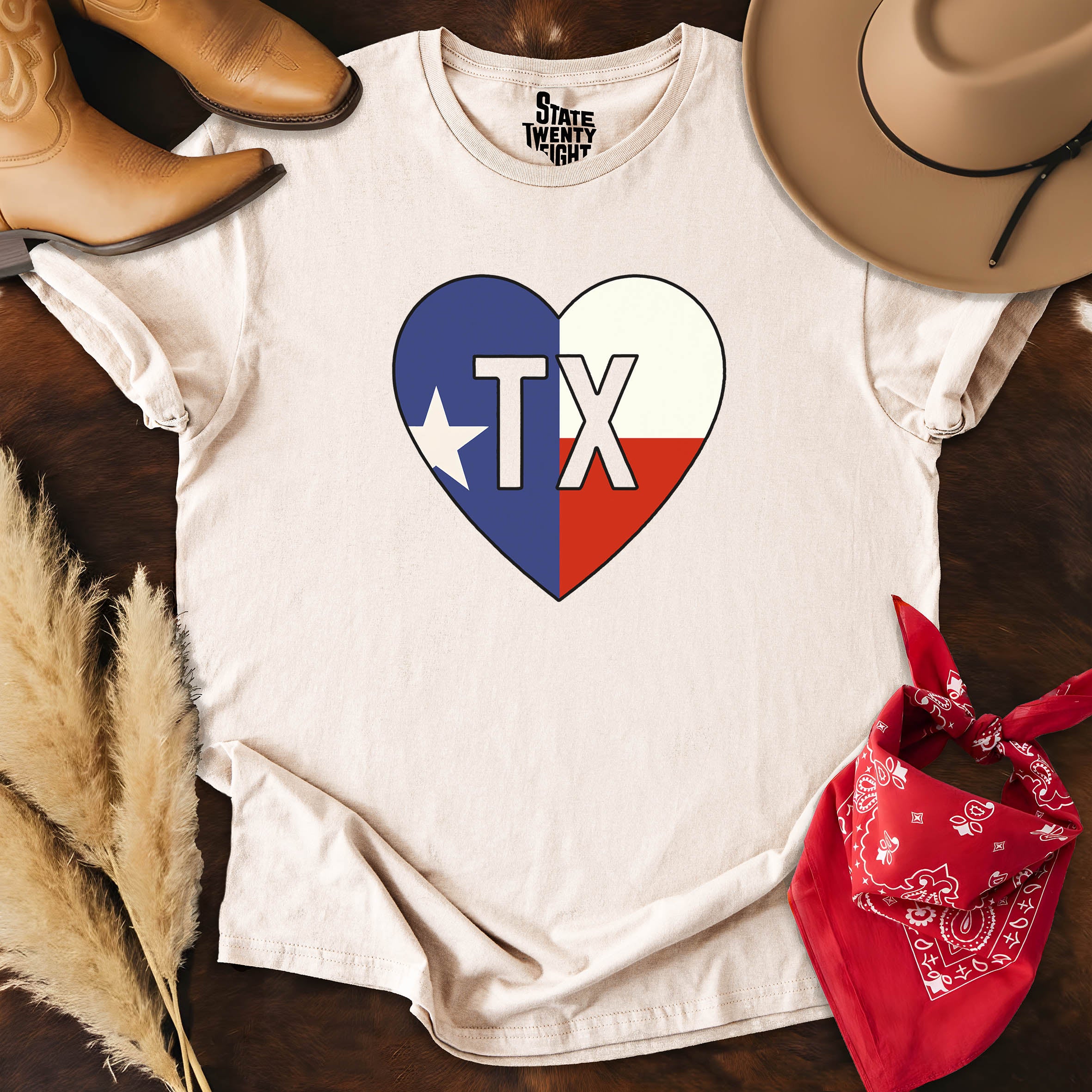 Heart Of Texas  T-shirt