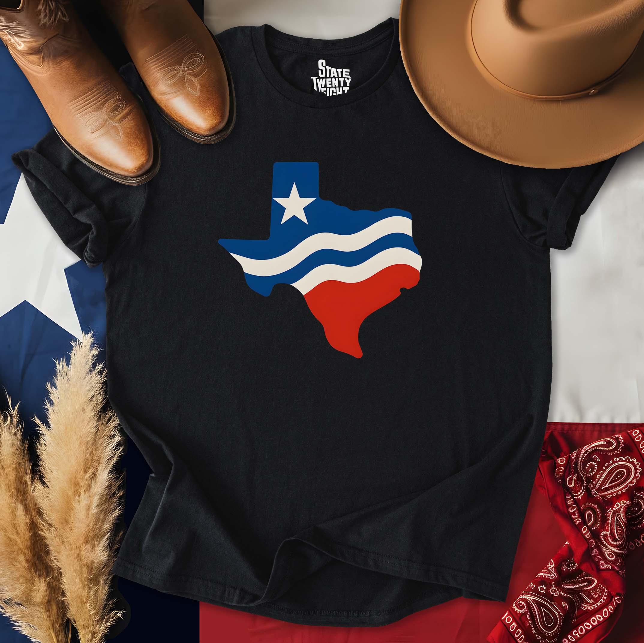 Red, White & Texan  T-shirt