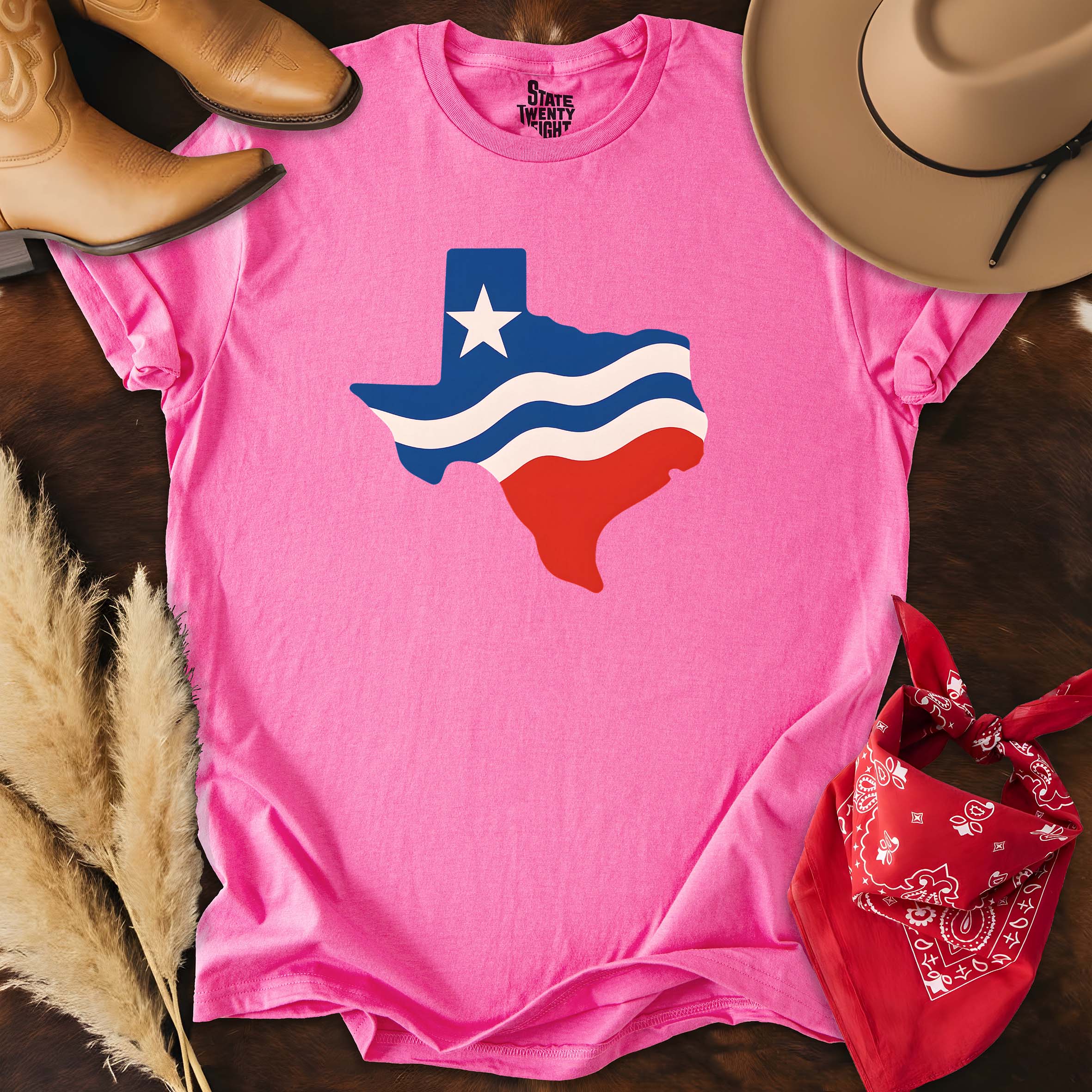 Red, White & Texan  T-shirt