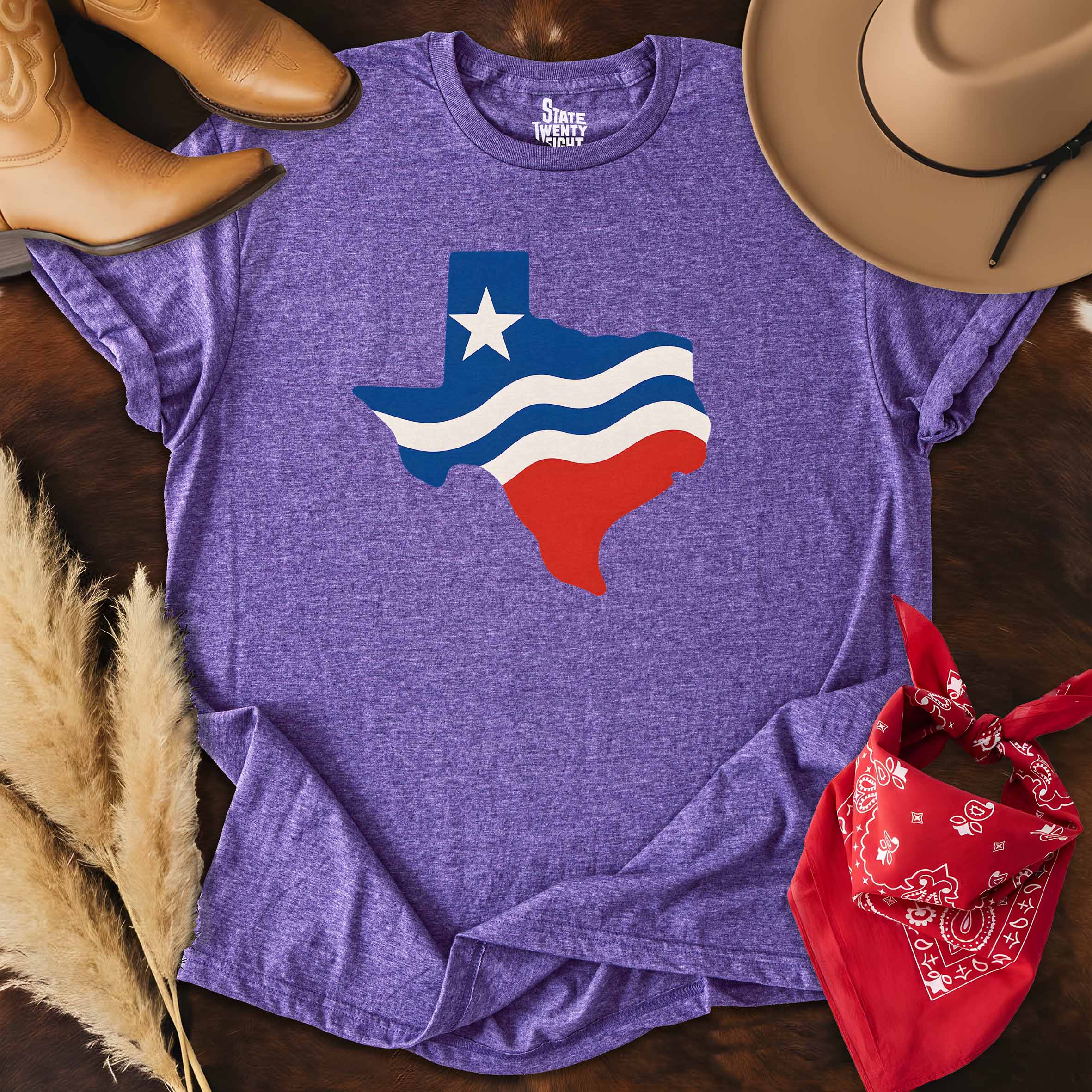 Red, White & Texan  T-shirt